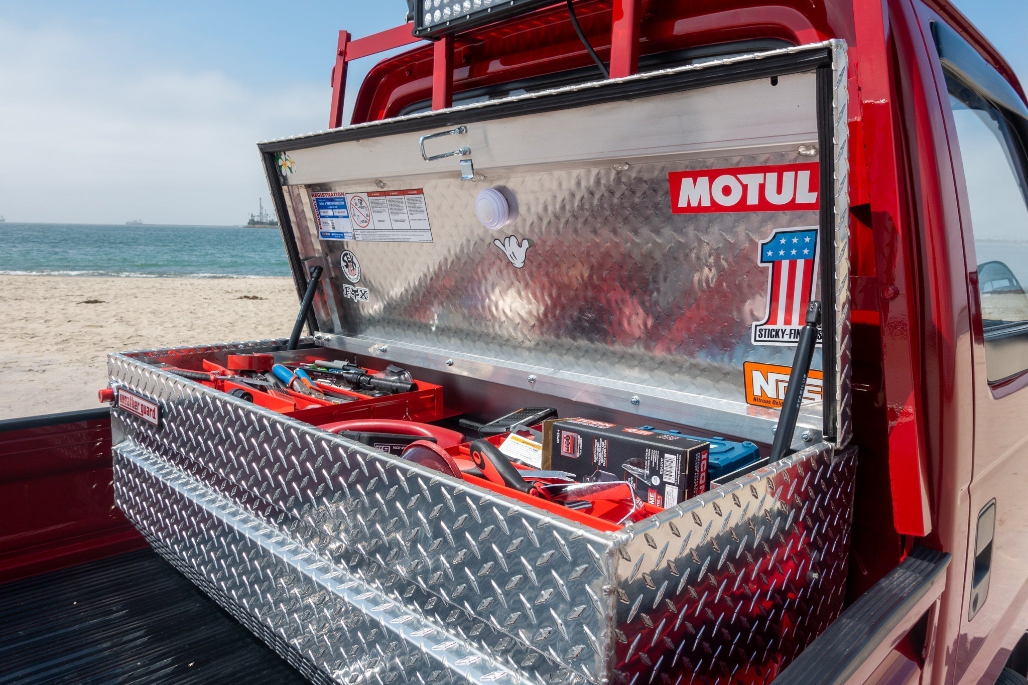1990s Honda Acty truck bed with tool box