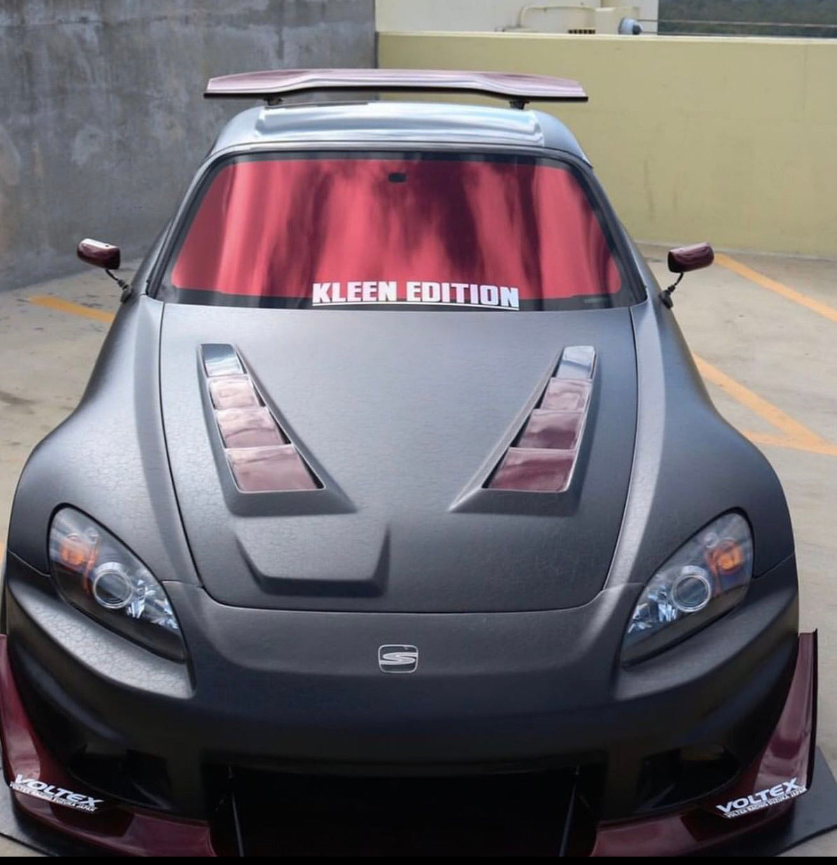 Sleek vehicle with premium window tint film showcasing UV protection and enhanced style.