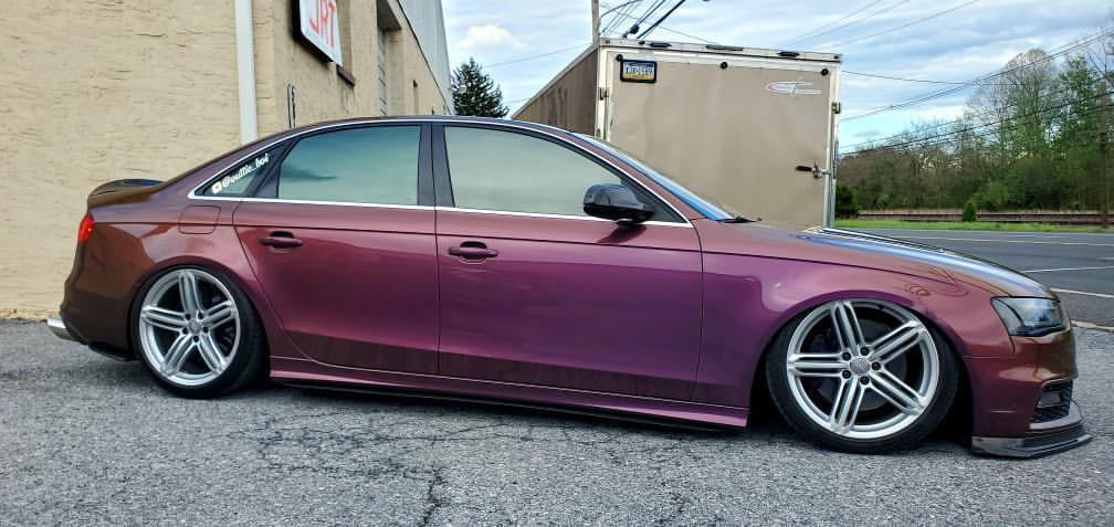 Sleek car window tint installation for enhanced privacy and UV protection.