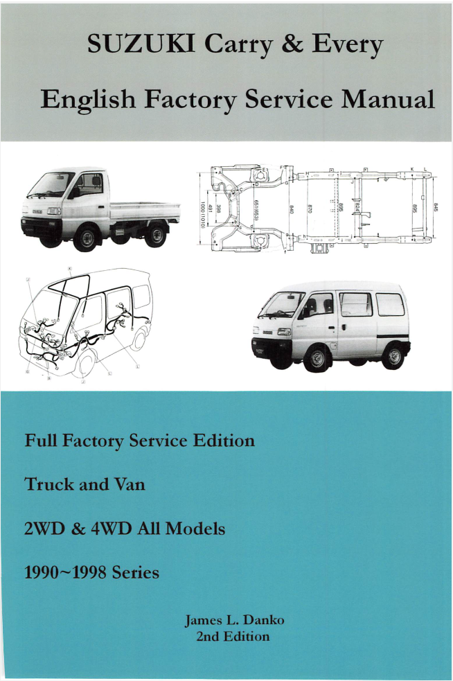 Comprehensive collection of Japanese Kei Truck Manuals for Honda Acty, Subaru Sambar, Suzuki Carry, Mazda Scrum, Daihatsu Hijet, and Mitsubishi Minicab. Boost your mini truck knowledge with Oiwa Garage's reliable, genuine factory guides.