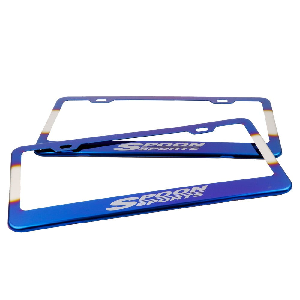 Upgrade your Japanese Kei truck's look with our License Plate Frames Collection, showcasing Ralli-art, Akina, Bride, Spoon Sport, and Mugen Power options - personalize your mini truck and represent your favorite brands in style!