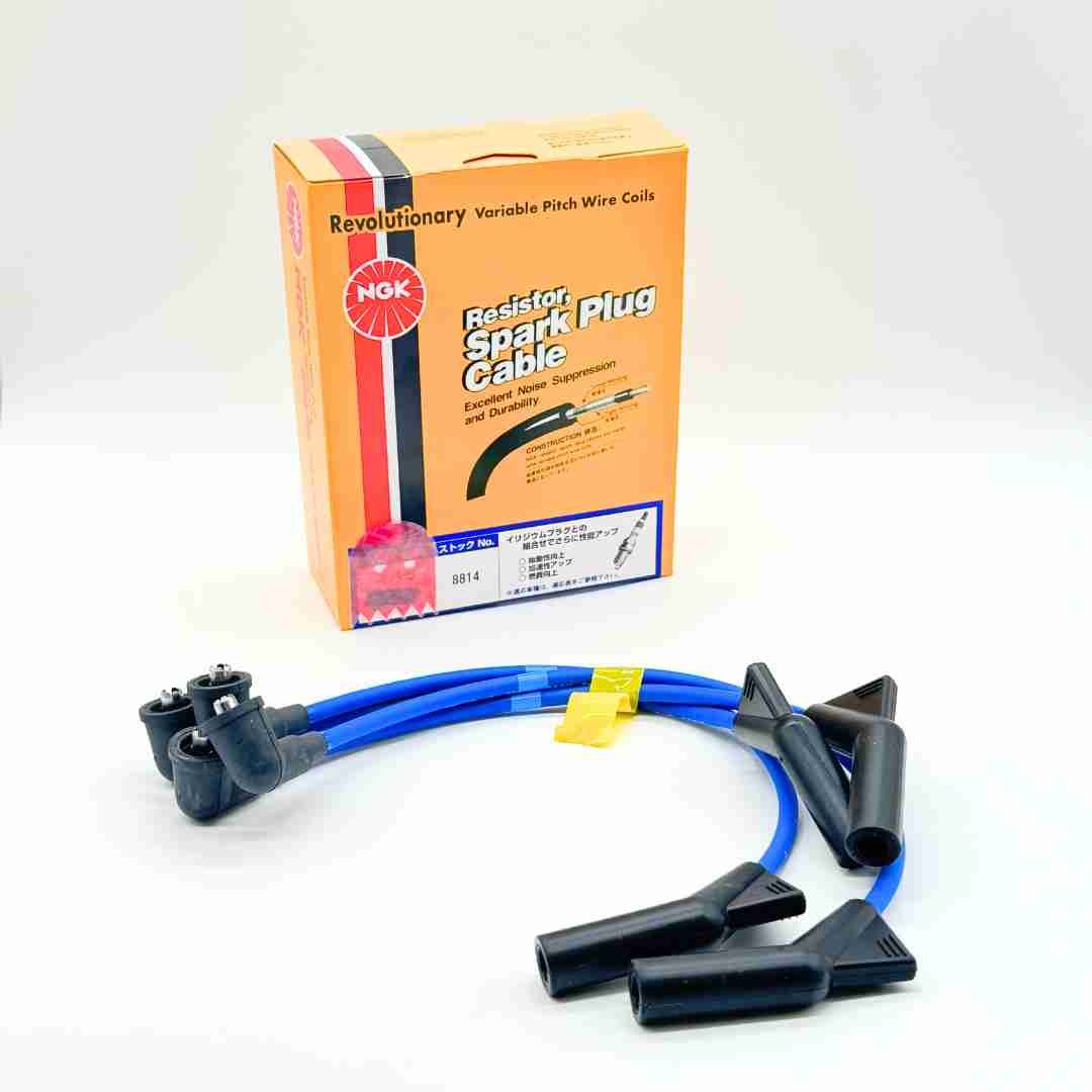 NGK Ignition Plug Cable Set for Subaru Sambar TV1, TV2 Kei Van