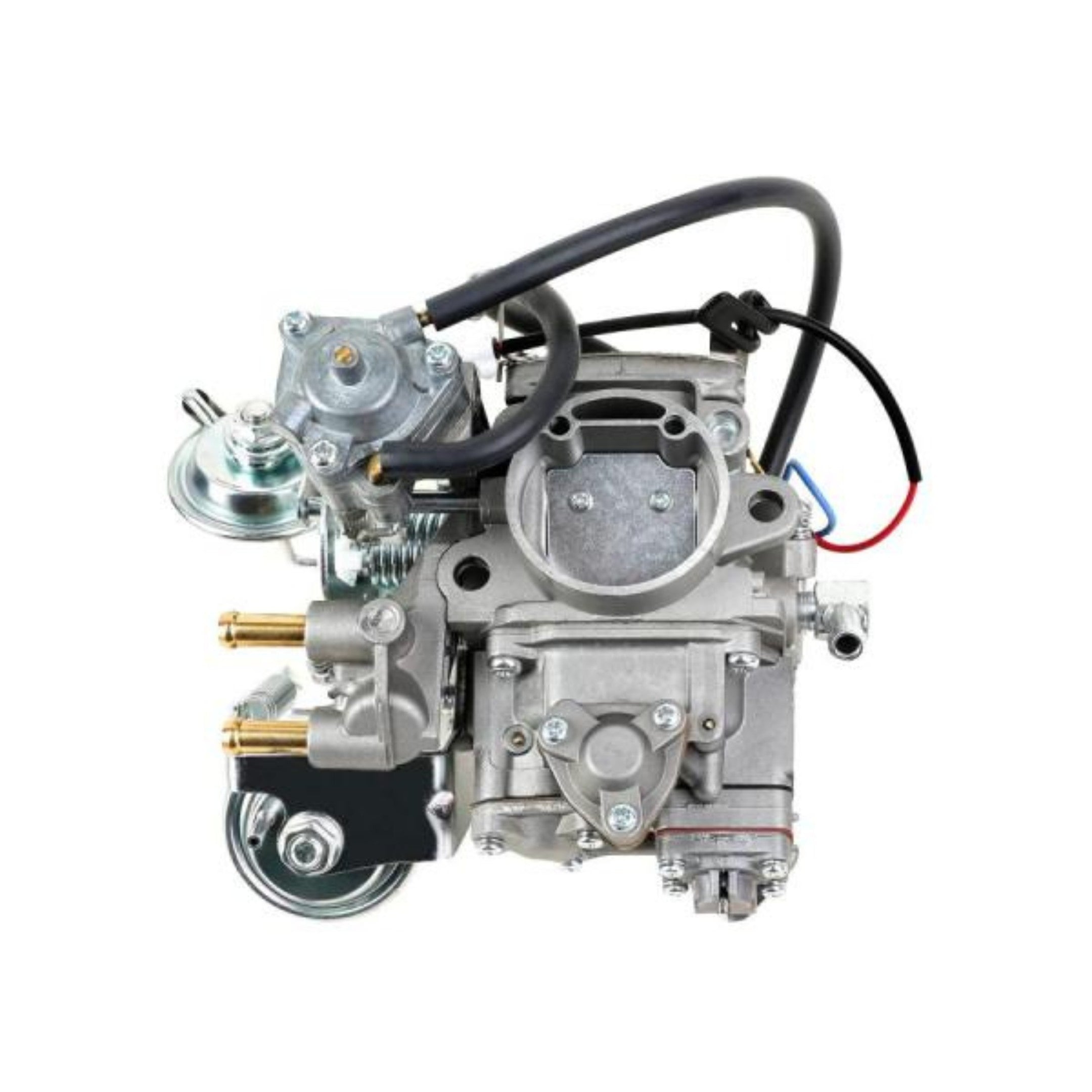 OEM-style carburetor for Suzuki Carry Truck DA52T and DB52T models (1998–2001) with fuel lines and vacuum components — essential replacement for restoring performance and fuel efficiency on Kei trucks