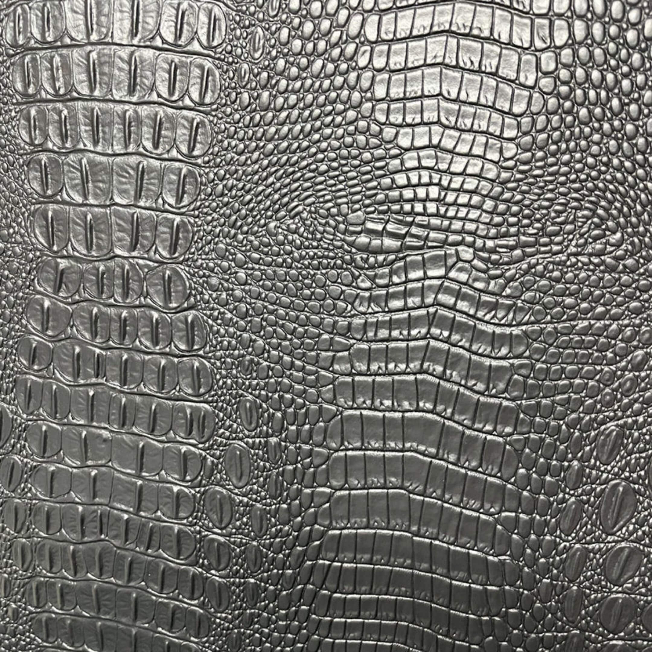 Honda Acty Seat Covers in Black Alligator texture for HA3, HA4 models (1990-1999) featuring a stylish and durable design for both driver and passenger seats.