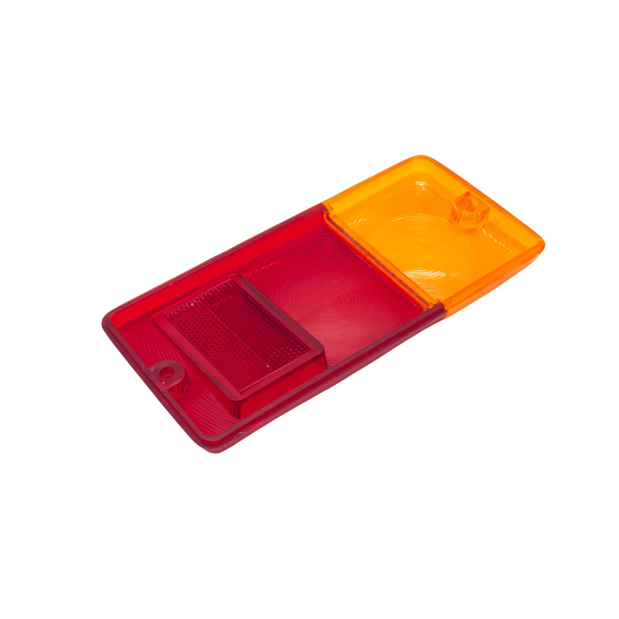 Tail Light Lens Cover for Daihatsu Hijet Truck S100, S110 Models (1994-1996), featuring a red and amber design for the driver side, right side.