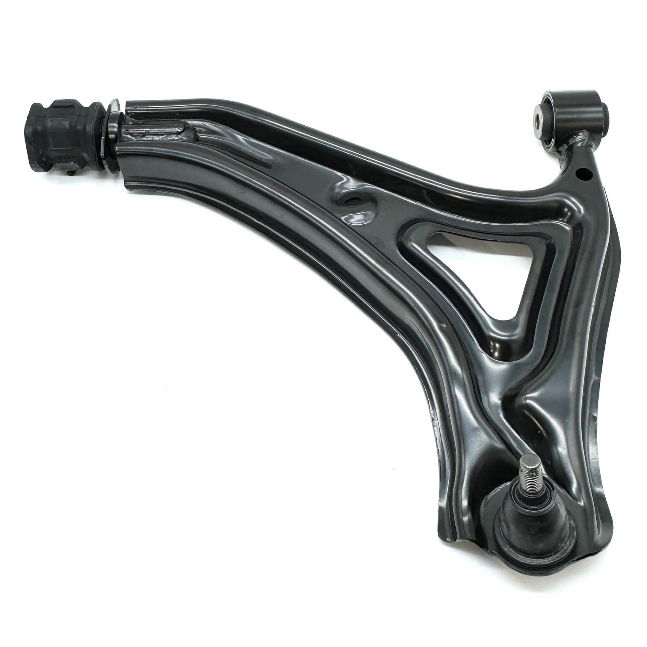 Lower Control Arm - Driver Side for Honda Acty Truck HA8, HA9 Models (2009-2022), black, featuring durable construction and precise fit.