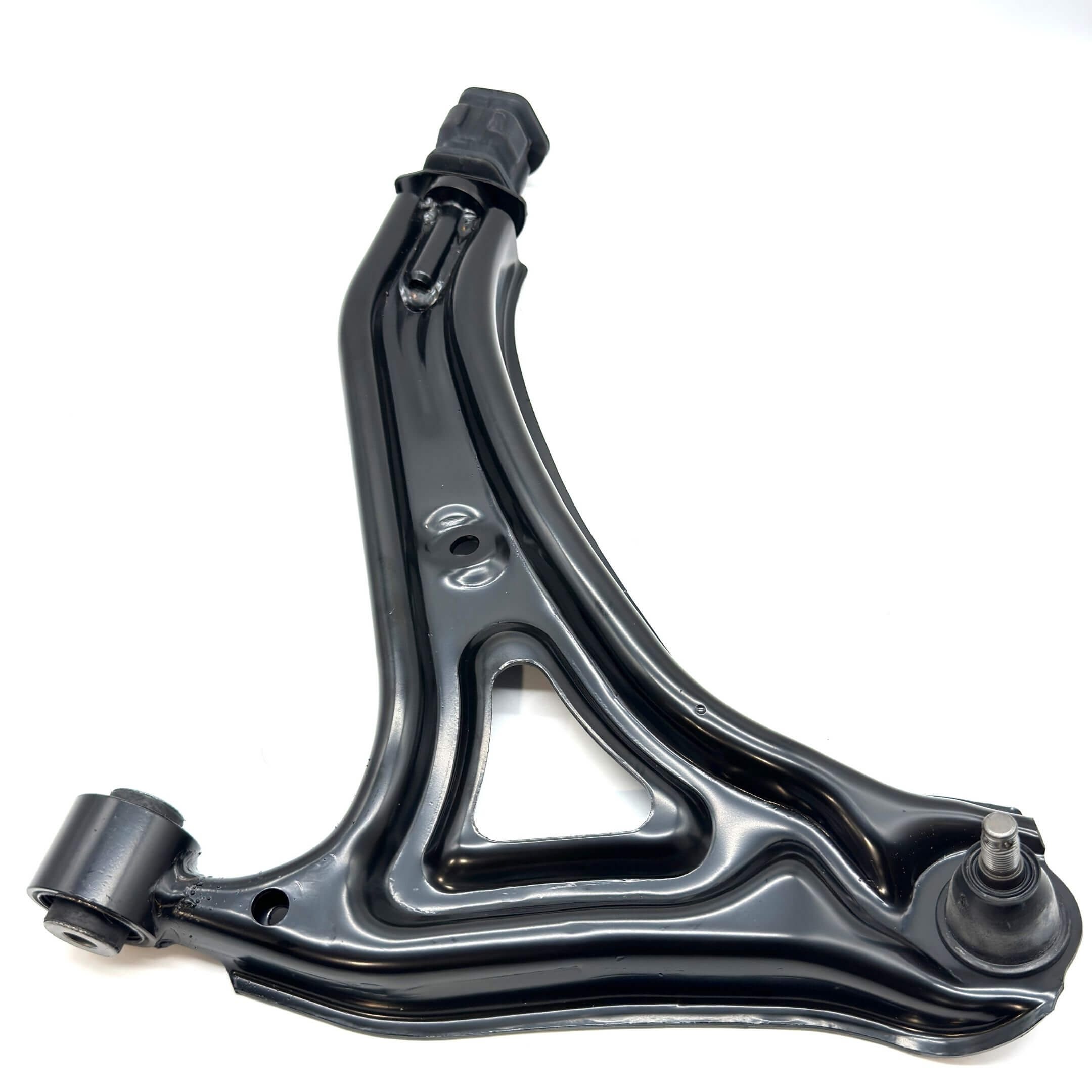 Lower Control Arm in black for Honda Acty Truck HA8, HA9 models (2009-2022), passenger side.