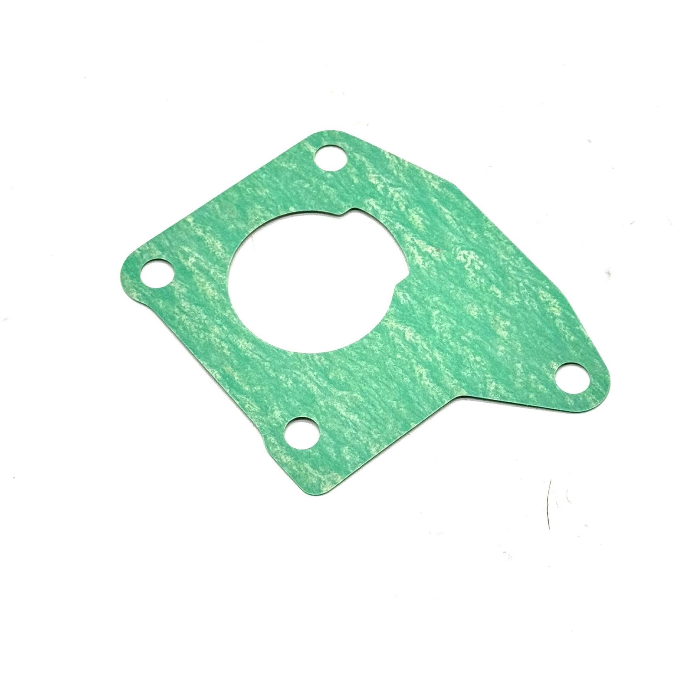 Green throttle body gasket for Honda Acty Truck HA8, HA9 models, 2009-2022, featuring a durable design with four bolt holes.
