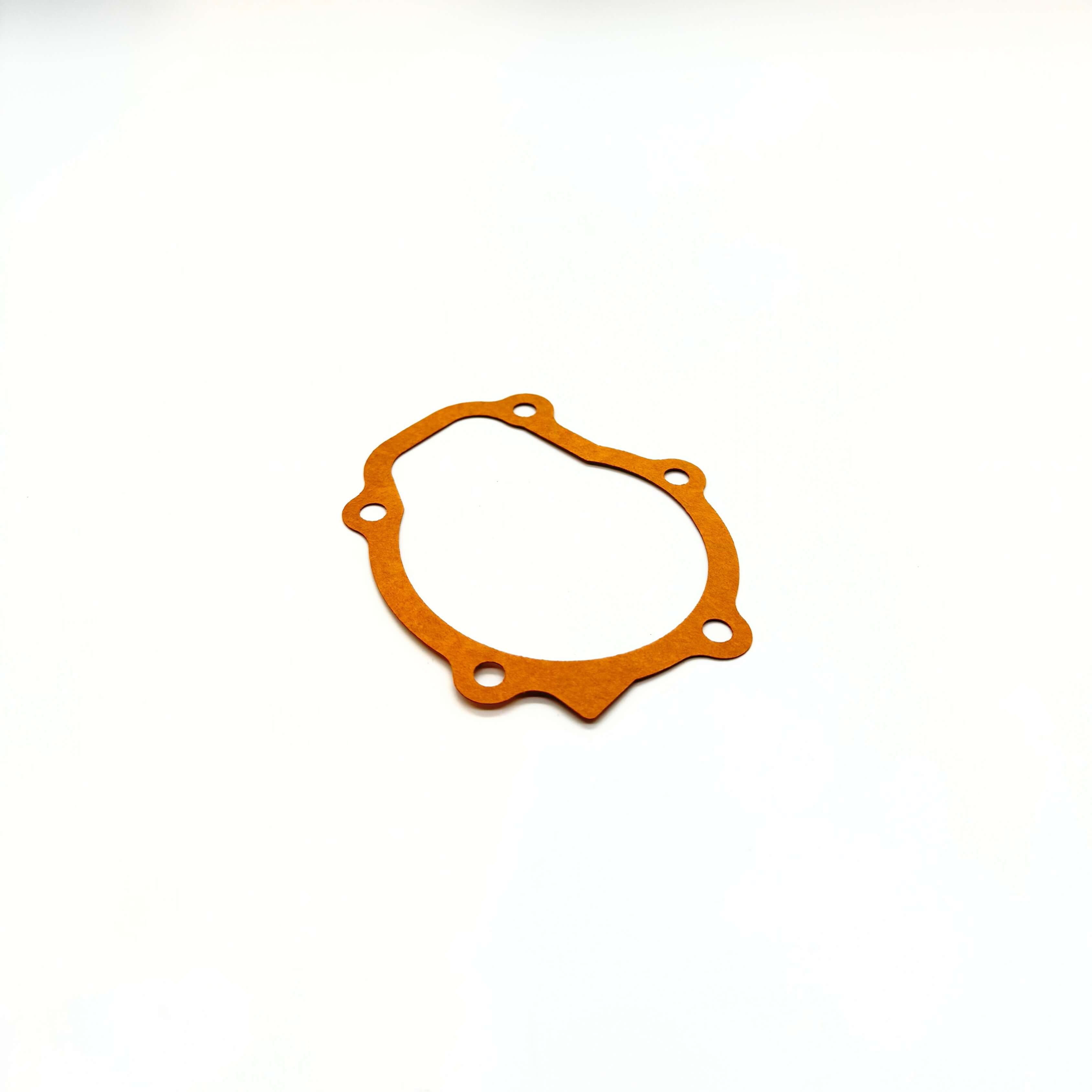 Precision-cut water pump gasket for Suzuki Carry Truck models DC51T, DD51T from 1991-1998, featured on a white background to highlight the exact shape and bolt holes for a perfect seal and fit