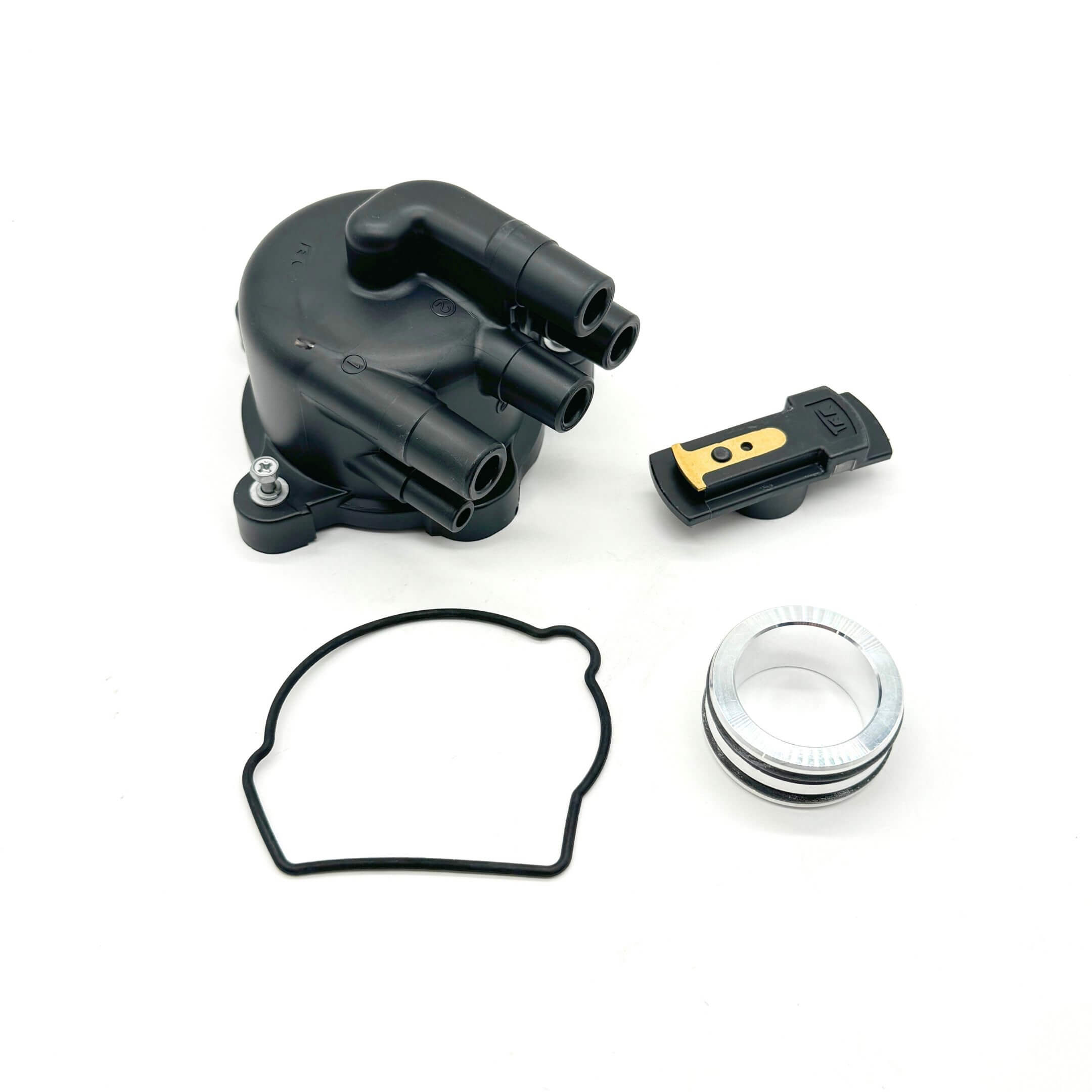 Complete Honda Acty distributor rebuild kit for HA3 and HA4 models from 1990 to 1999, including all essential parts for a comprehensive repair.