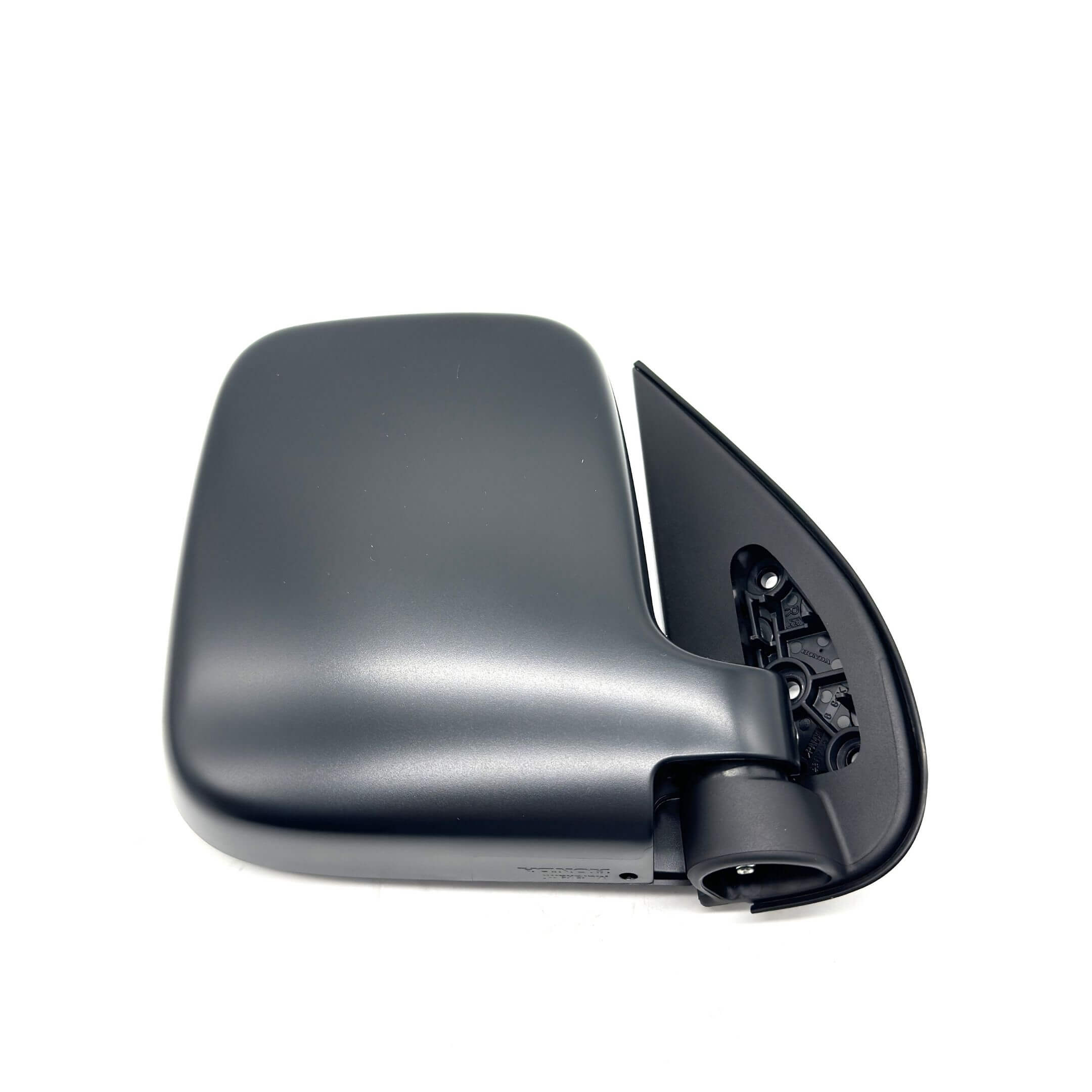 Driver side door mirror for Honda Acty Truck HA8, HA9 models (2009-2022), black finish.