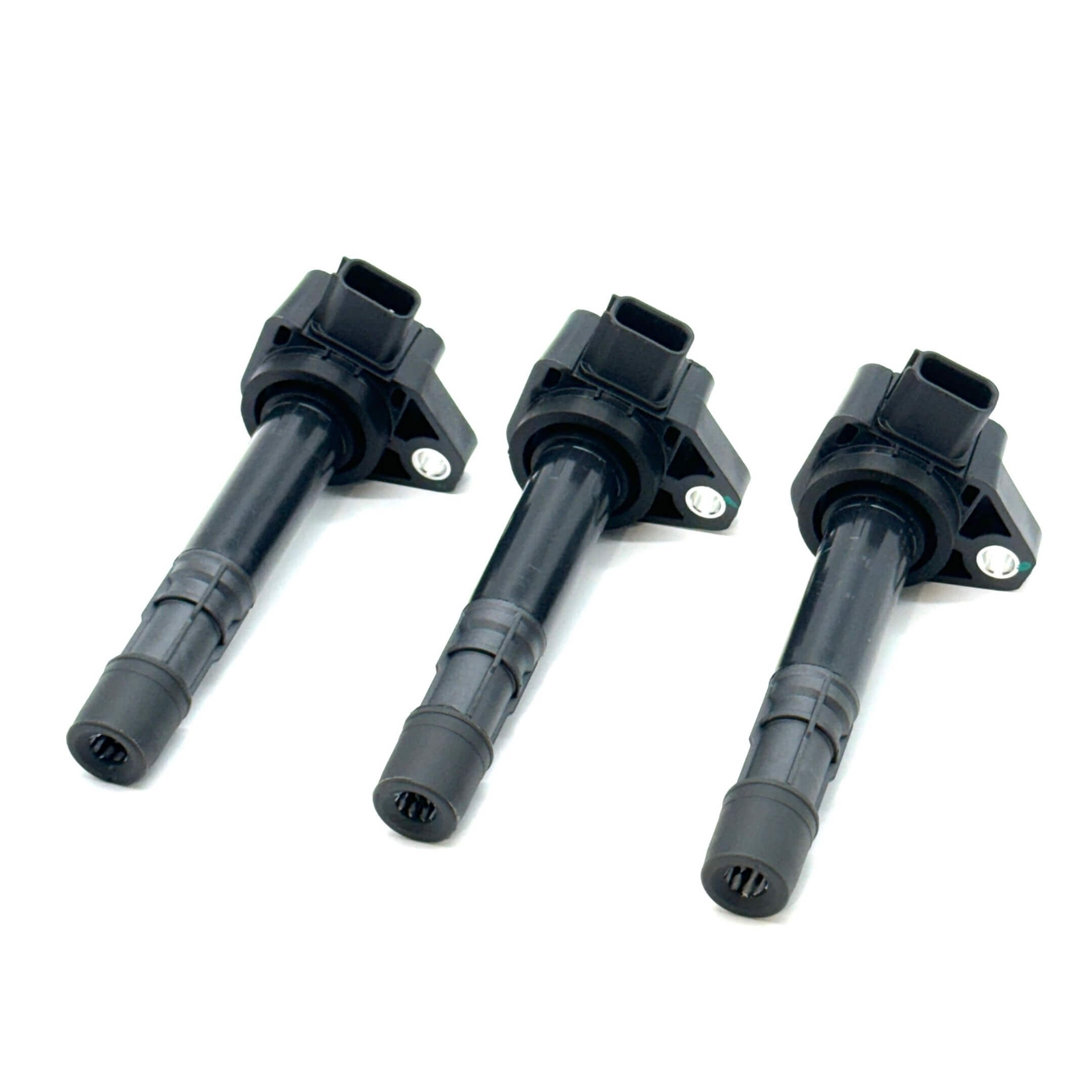 Black NGK ignition coil set for Honda Acty Van HH5, HH6 models, 1999-2009, featuring durable construction and precise fit.