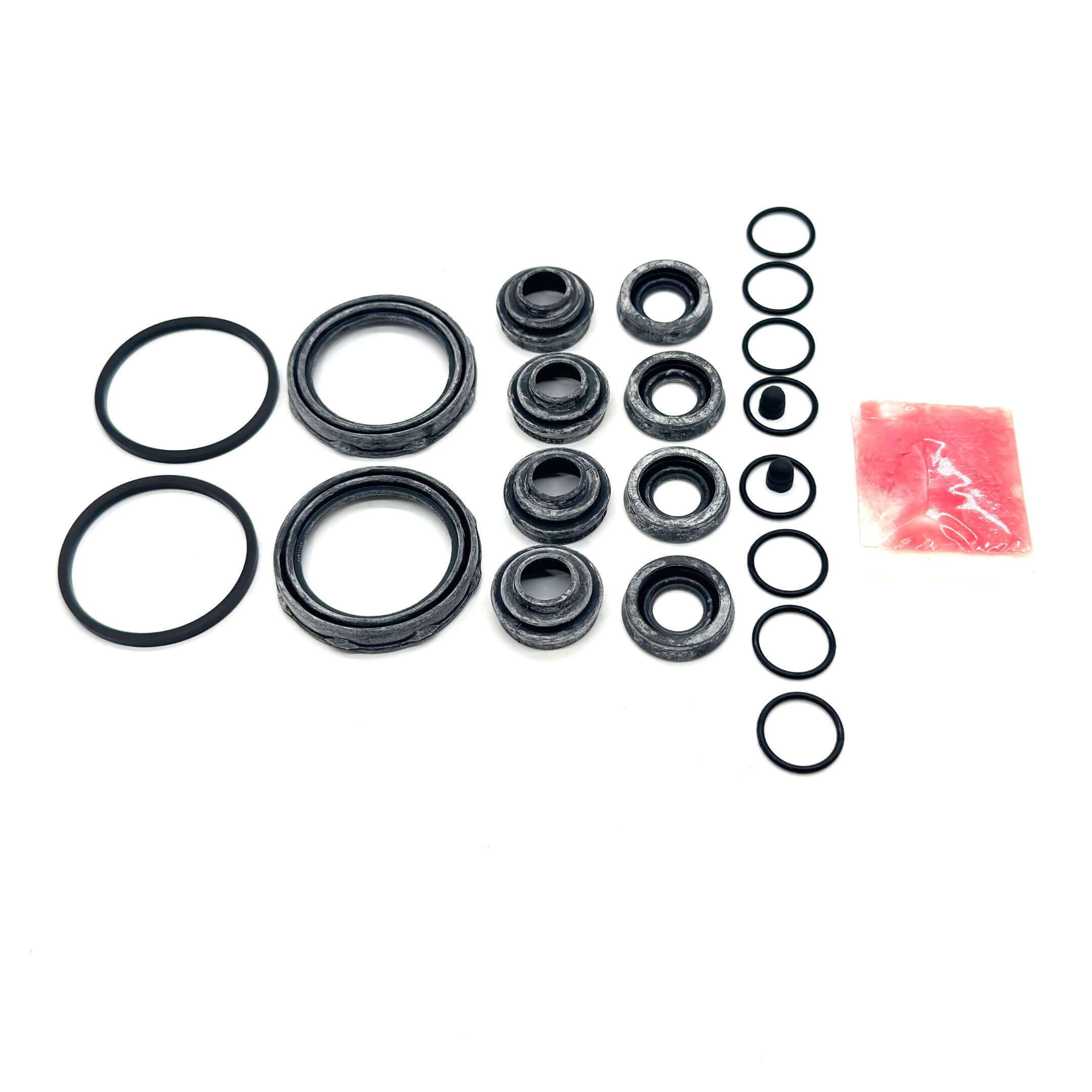 Front Caliper Repair Kit for Subaru Sambar KV3 KV4 with Seals and Grease
