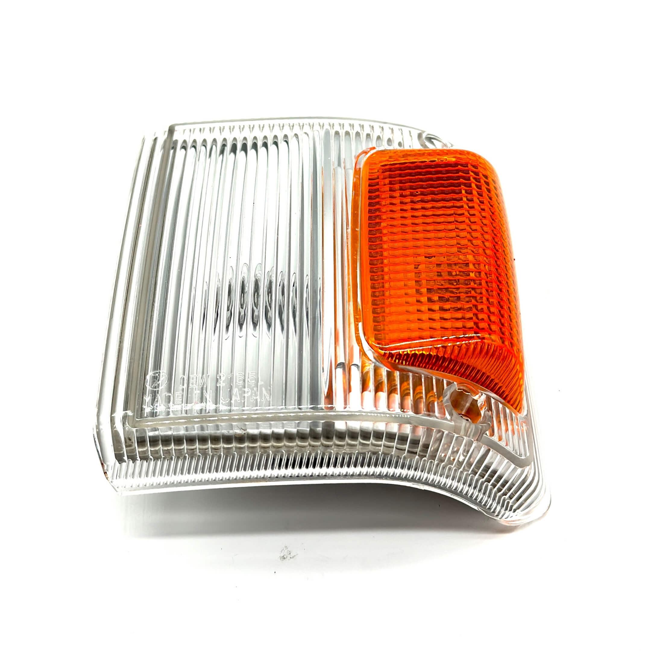 Close-up of genuine Subaru turn signal assembly featuring pre-wired connectors.