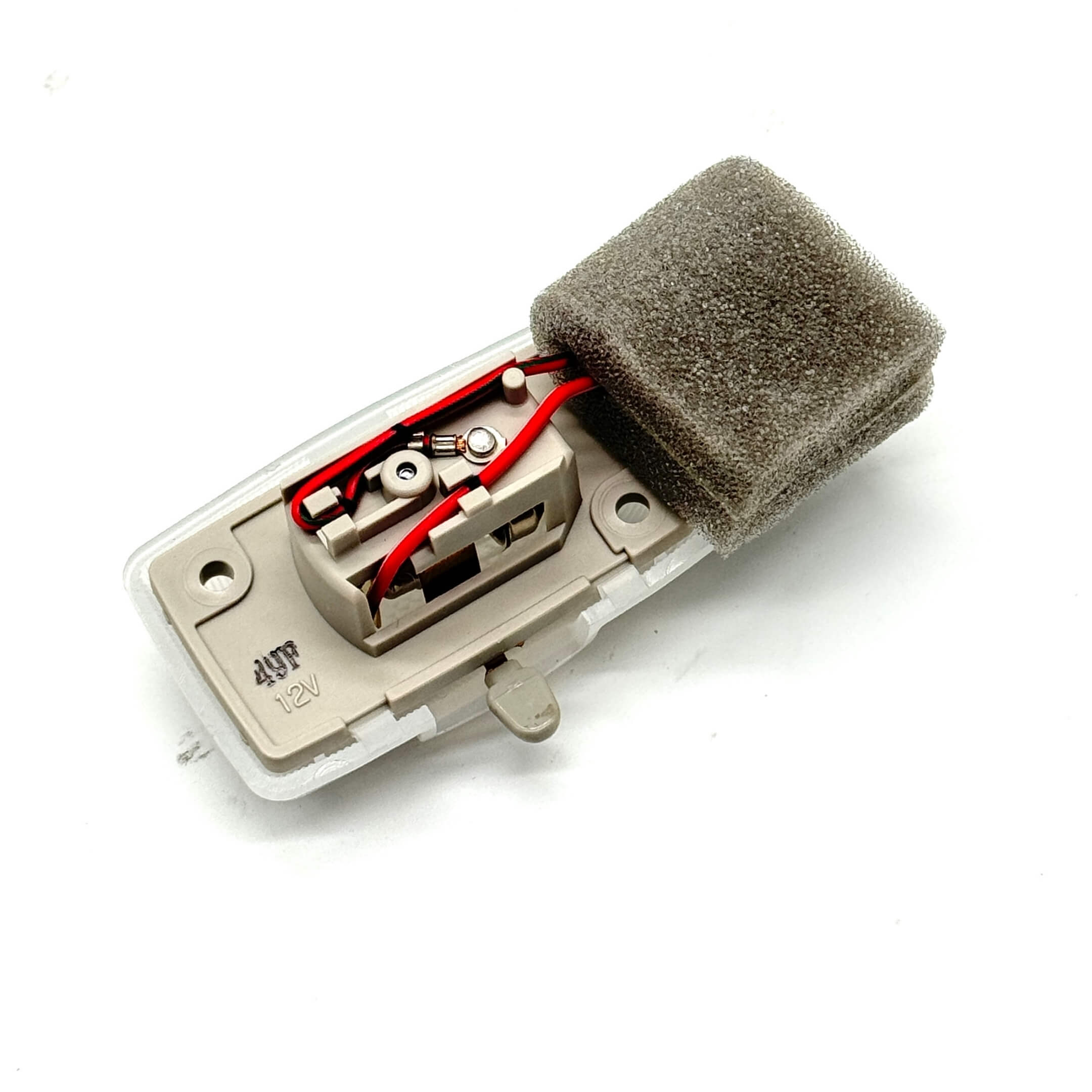 Detailed close-up of the back of the Dome Light Assembly highlighting the wiring and connector.