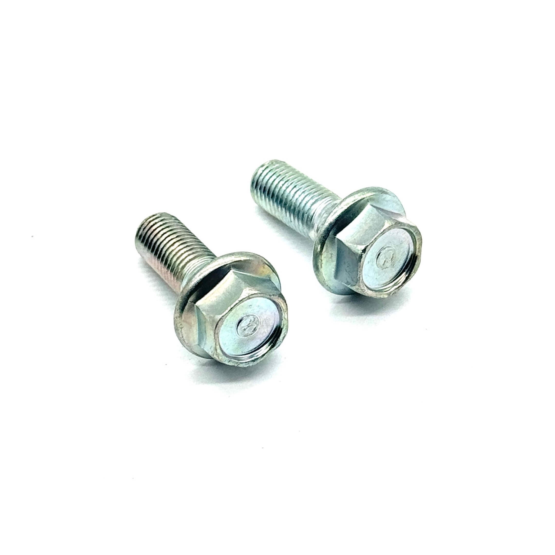 Top-down view of Brake Caliper Flange Bolts for Honda Acty Van HH3 HH4, featuring corrosion-resistant coating.