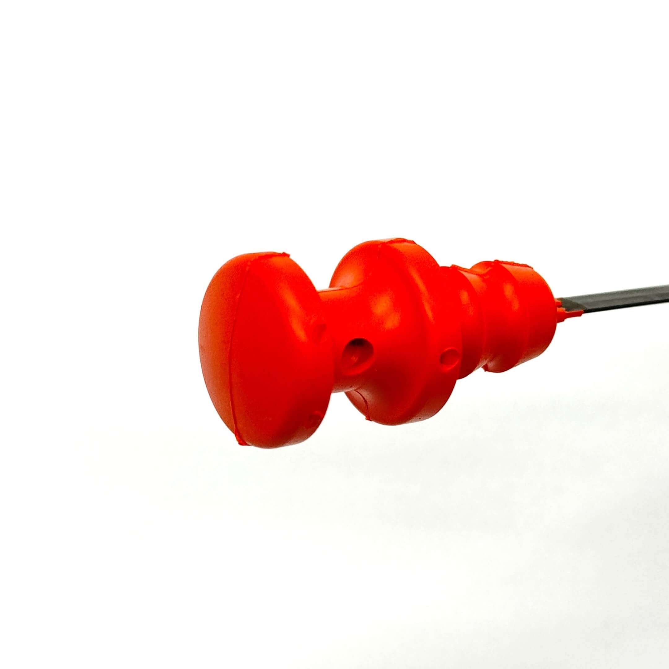 Close-up of the red handle on the Daihatsu Hijet Oil Level Stick, ensuring easy grip and reliable oil level checks for 1994-1998 S100P and S110P models.