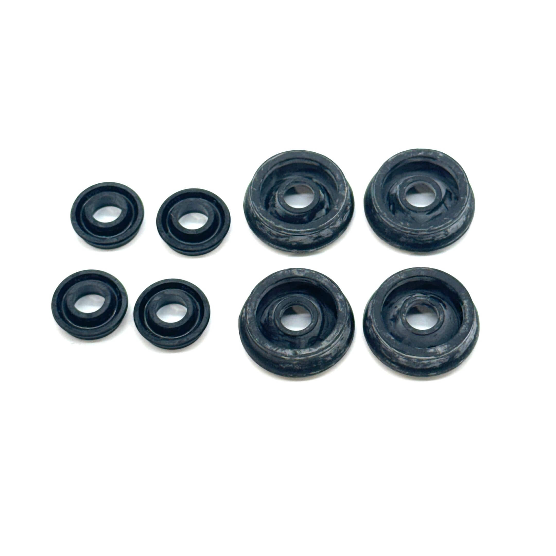 Subaru Sambar rear brake wheel cylinder kit featuring grommets and seals for KV3 and KV4 models, 3/4 inch fit.