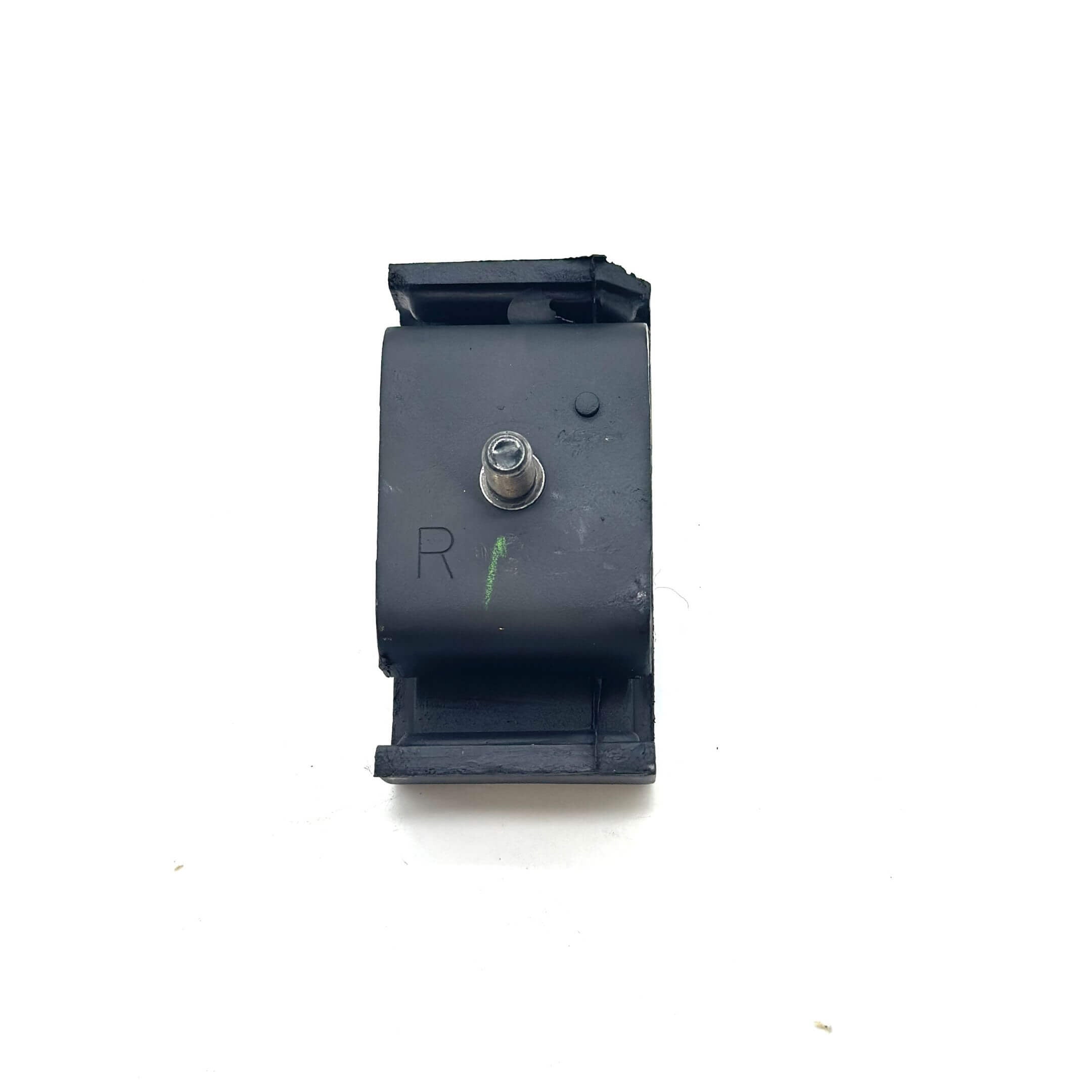 Close-up of right rear motor mount for Subaru Sambar KV3, KV4 - top view