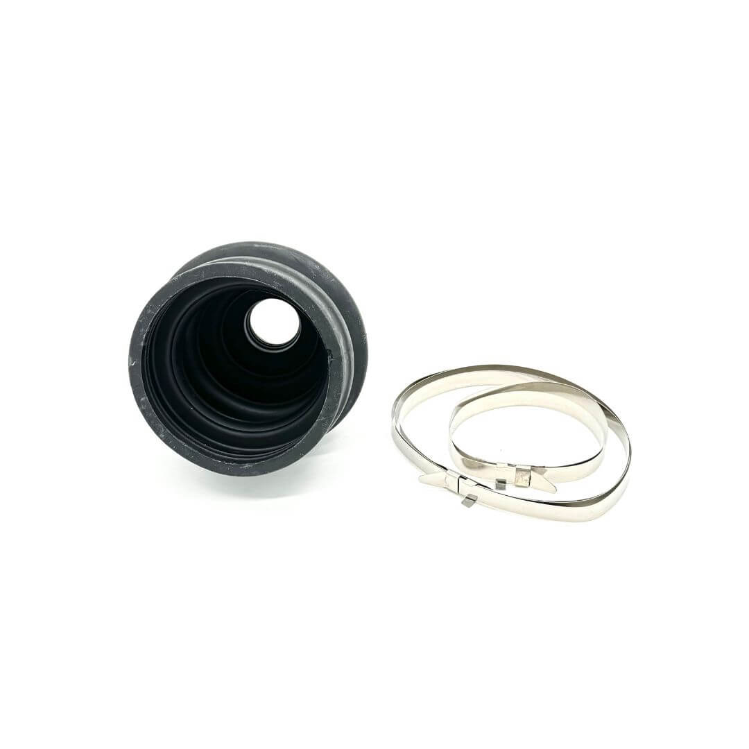 Durable Ribbed Rubber CV Axle Boot and Stainless Steel Clamp for Honda Acty Van HH3, HH4 (1990-1999) - Front Outer