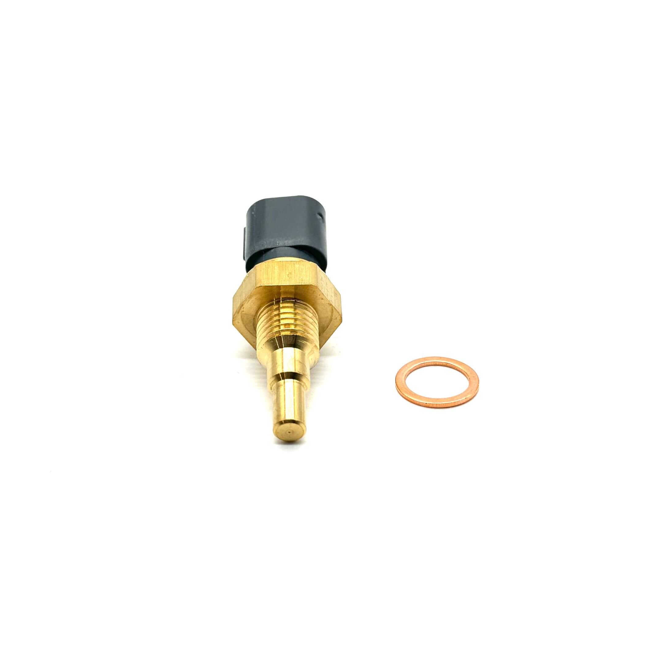 Rear view of Subaru Sambar Coolant Temperature Sensor - 3 prong connection for NA KS3, KS4 models 1990-1998.