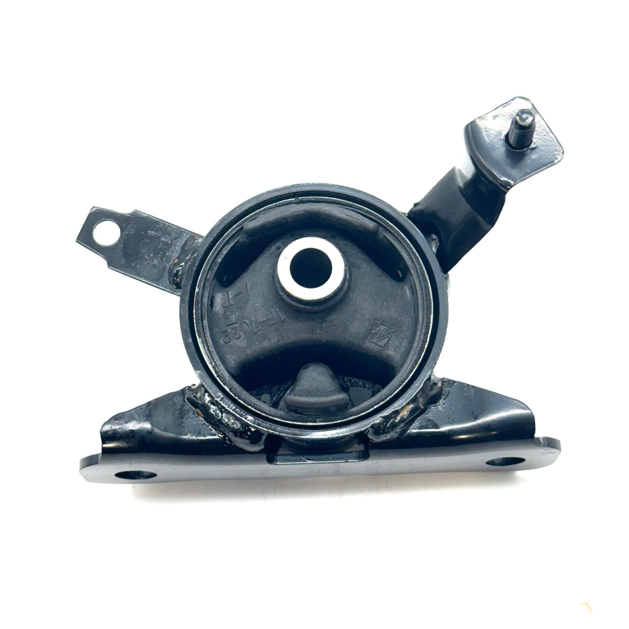 Back view of OEM Subaru Transmission Mount Cushion designed for Subaru Sambar Van KV3 and KV4 models.