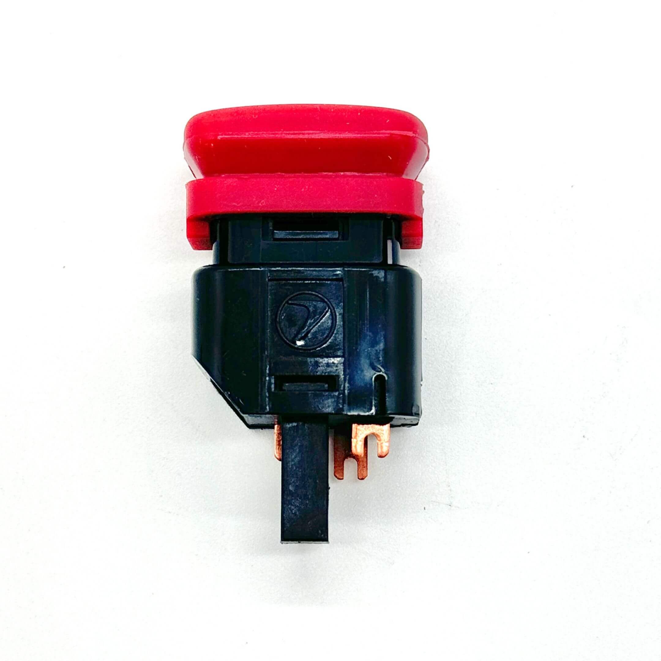 Close-up view of 4WD Gear Shift Switch with red top button for Subaru Sambar KV4