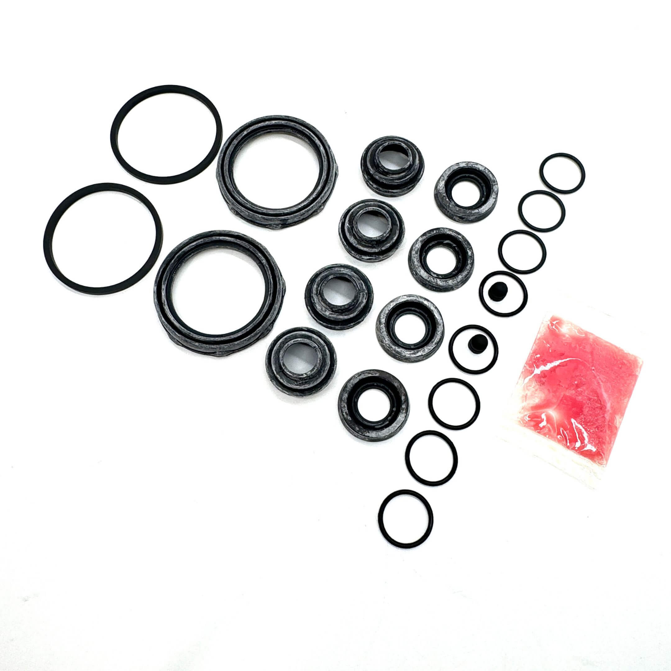 Complete Seal Set for Subaru Sambar KV3, KV4 Front Caliper Repair, 1990-1998