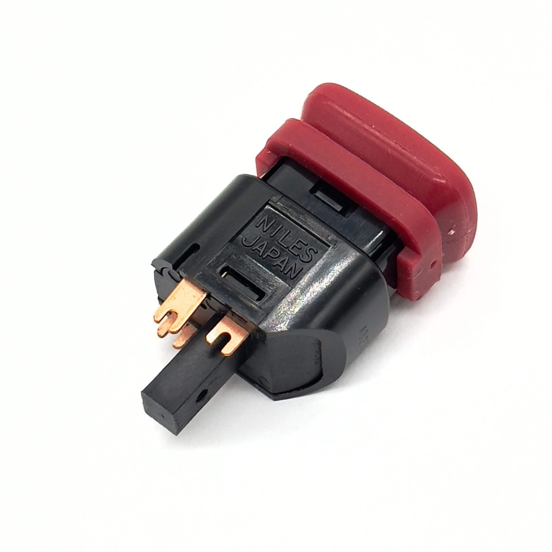 4WD Gear Shift Switch for Subaru Sambar Van TV2 Models (1999-2012), featuring a black and red design with copper connectors.