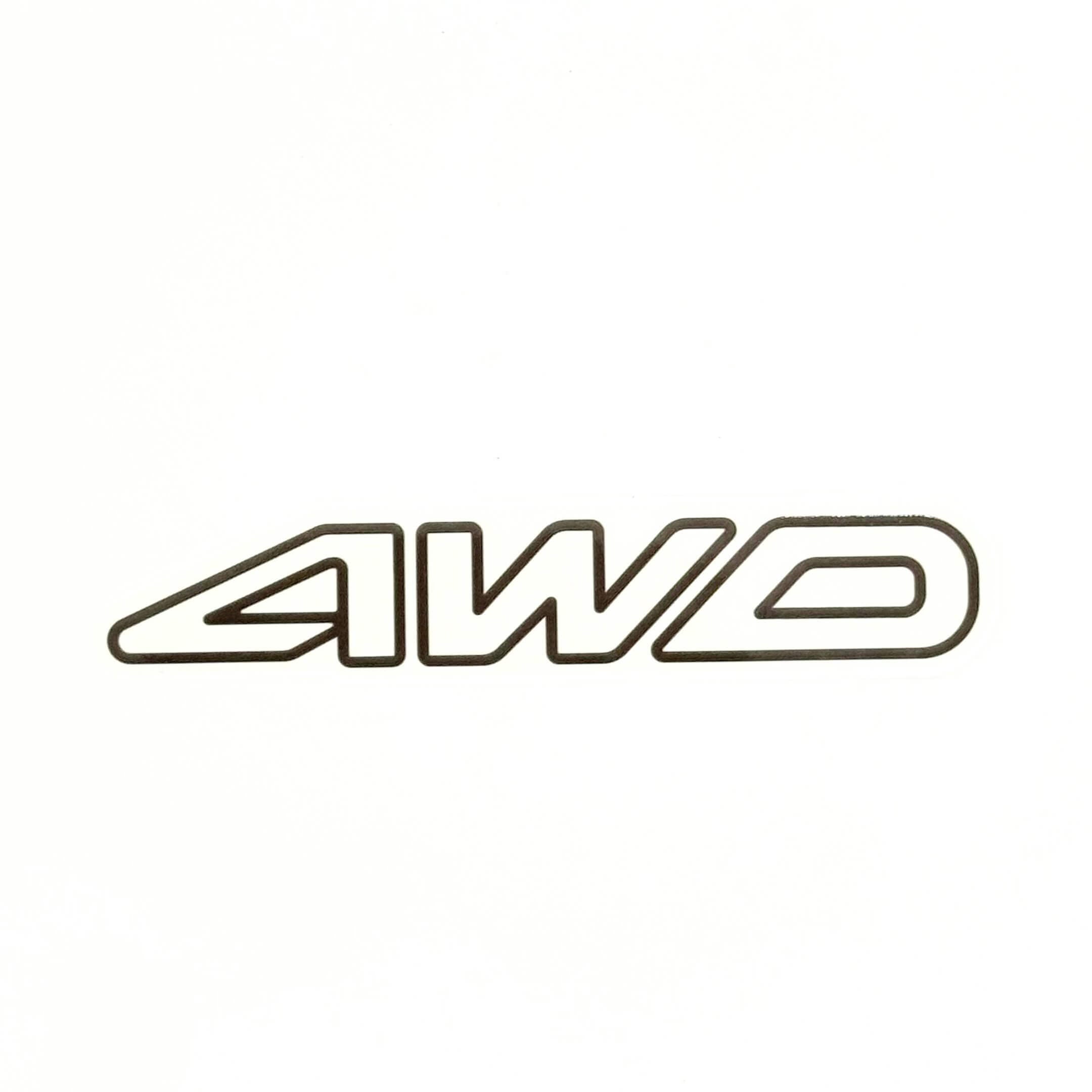 Premium 4WD Decal for Subaru Sambar Truck KS3, KS4 Models 1990-1998 - Weatherproof and Durable.