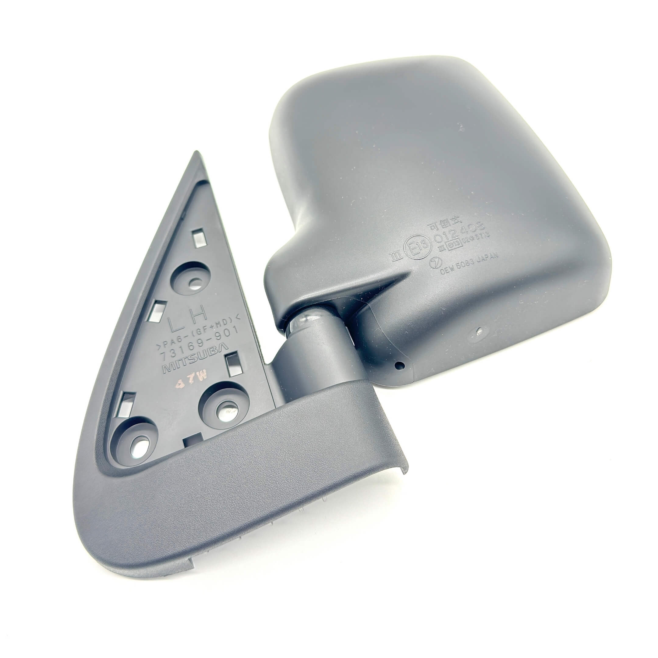 High-quality Daihatsu door mirror for passenger side, tailored for S110P Hijet models (1994-1998), ensuring durability and superior visibility.