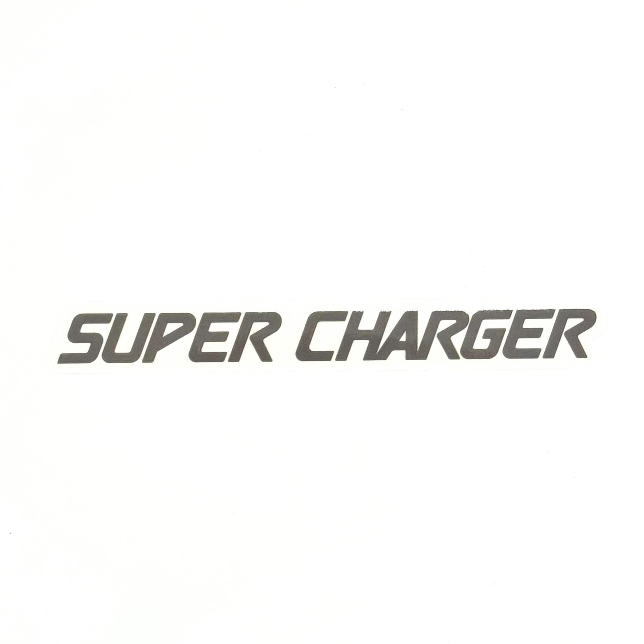 Premium Super Charger Decal for Subaru Sambar Truck KS3, KS4 (1990-1998) - Exact Replica, Durable, Weather-Resistant.