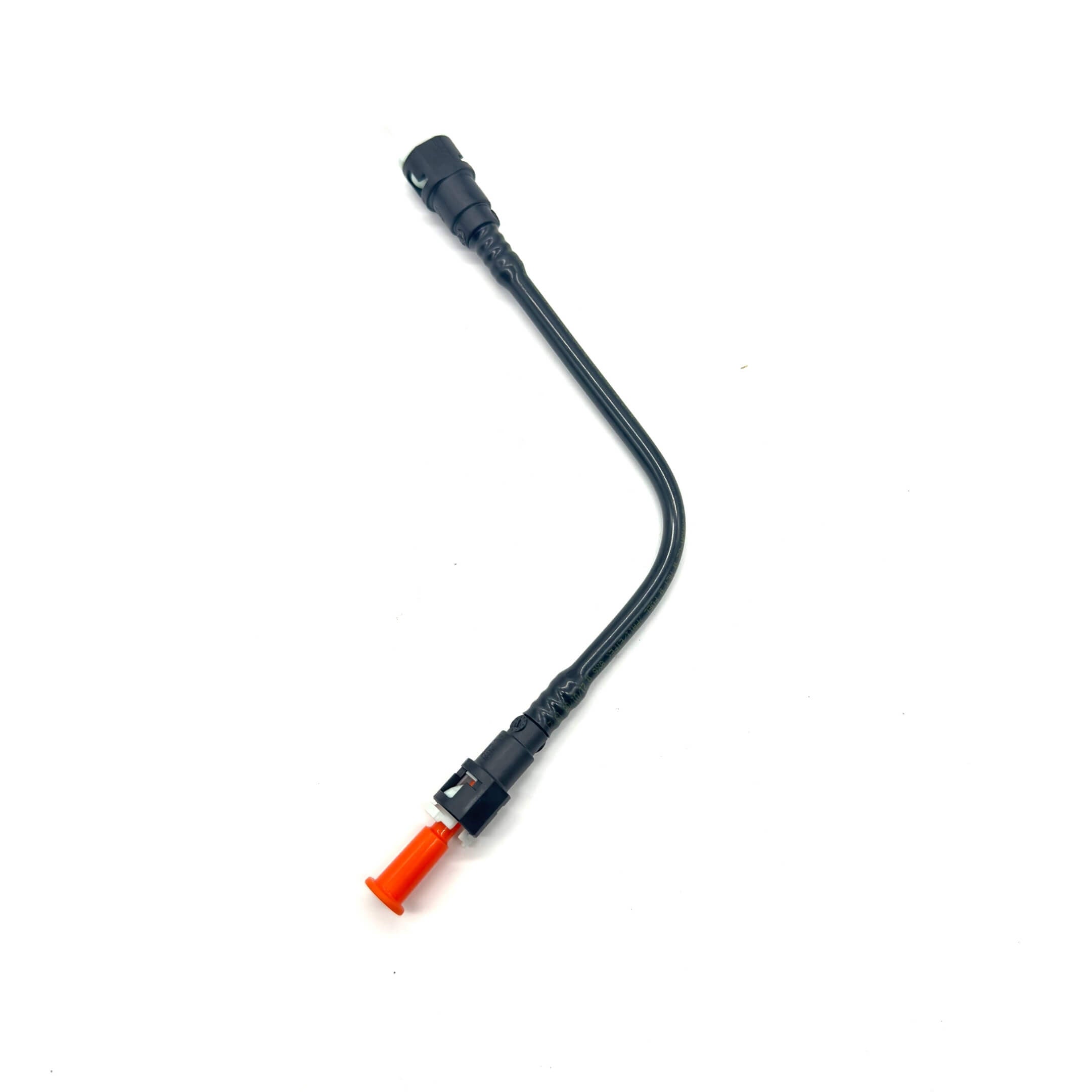 Black fuel pump tubing with red connector for Honda Acty Truck HA8, HA9 models, 2009-2022.