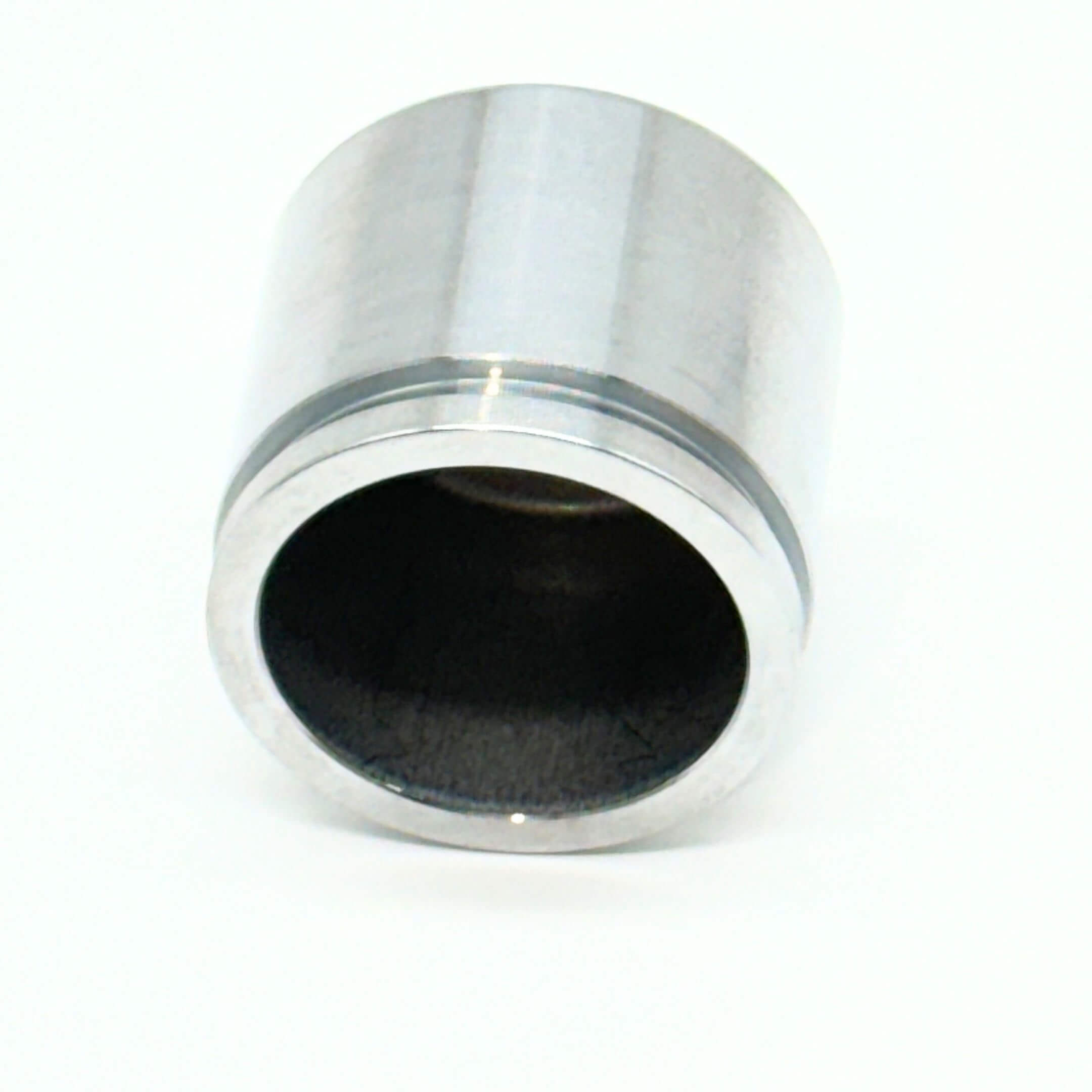 Silver brake caliper piston for front Honda Vamos Van HM1, HM2 models, 1999-2018.