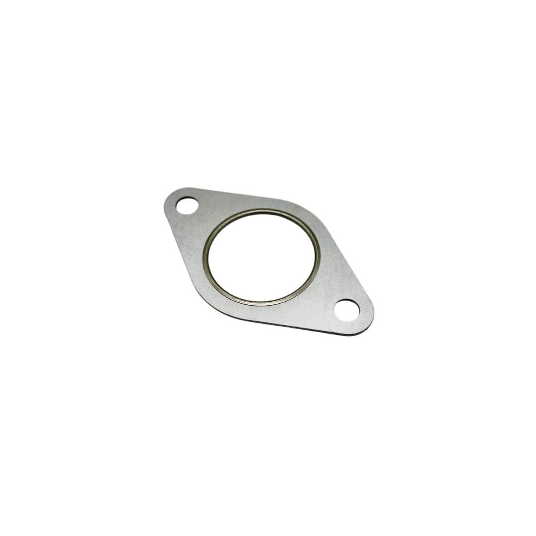 Stainless steel exhaust pipe center gasket for Subaru Sambar KV3, KV4, model years 1990-1998, ensuring a leak-proof exhaust connection.