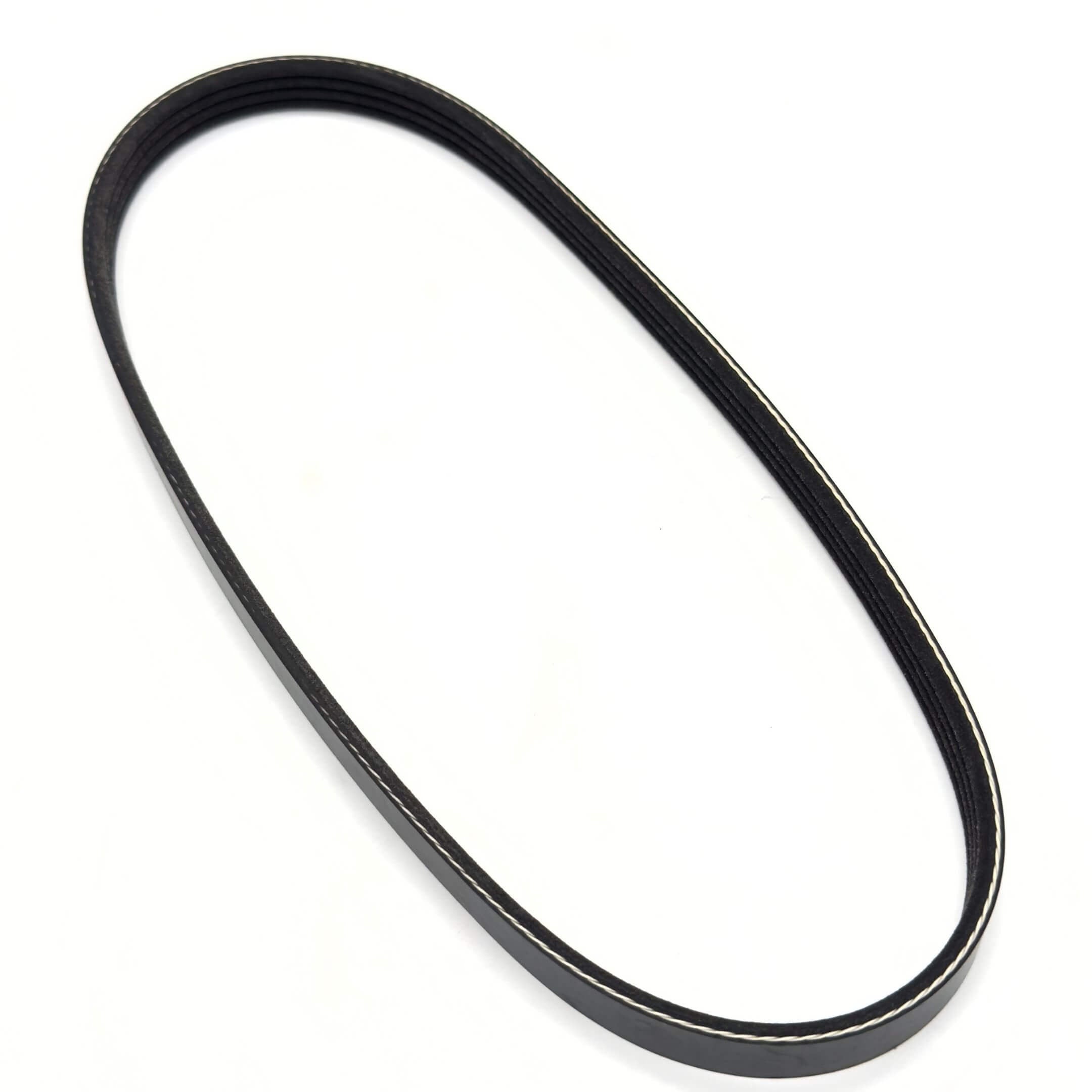 Black alternator belt for non-supercharged Subaru Sambar Van TV1, TV2 models, 1999-2012, designed for AC systems.