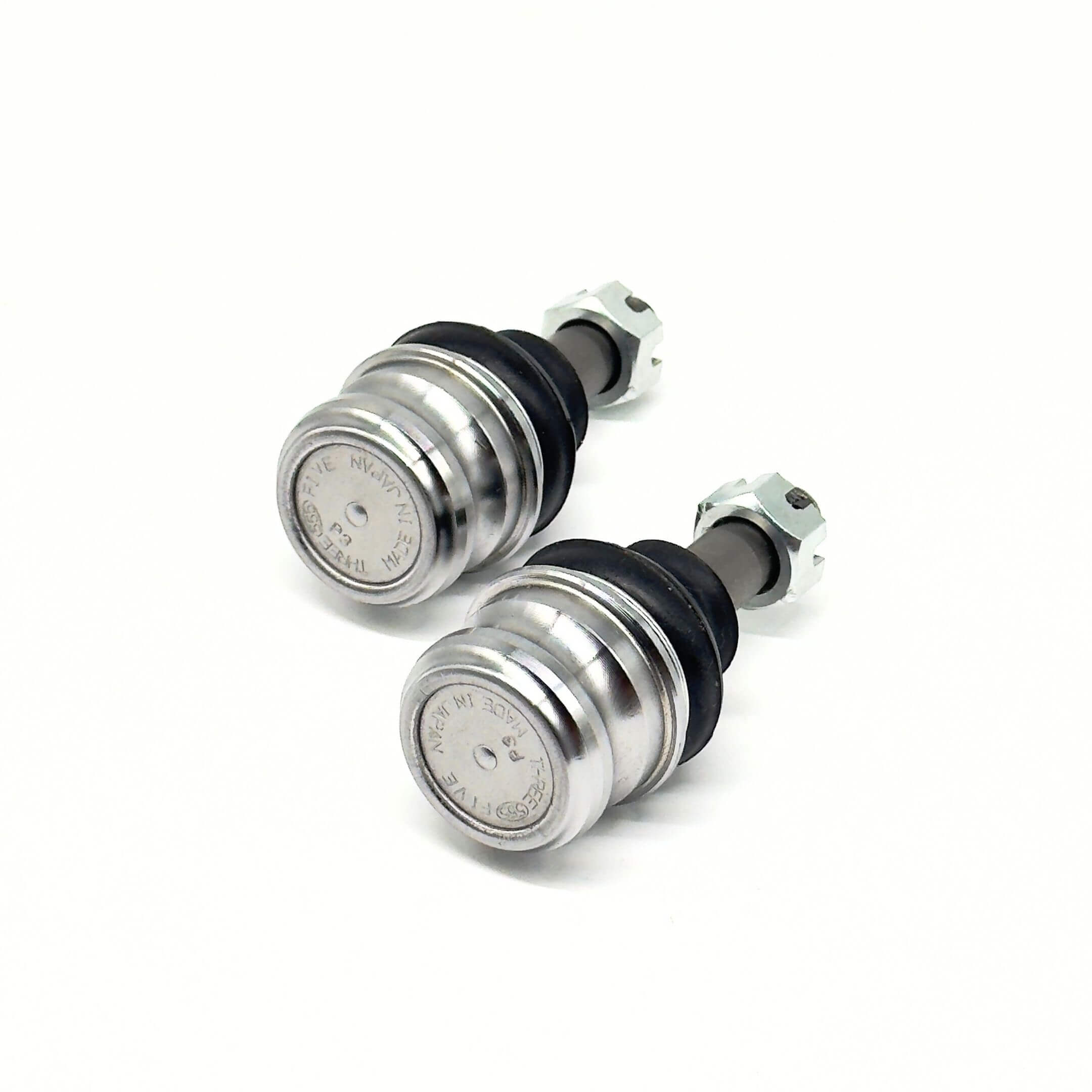 Ball Joint Set - Front - Subaru Sambar Wagon TW1, TW2 Models 1999-2012, silver and black components with durable construction.