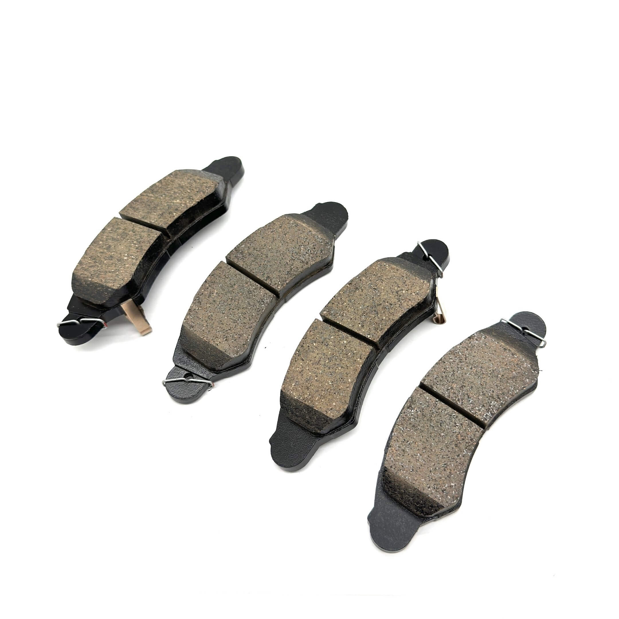 Brake Pads - Front - Subaru Sambar Wagon TW1, TW2 Models 1999-2012, featuring durable black and gray composite material.