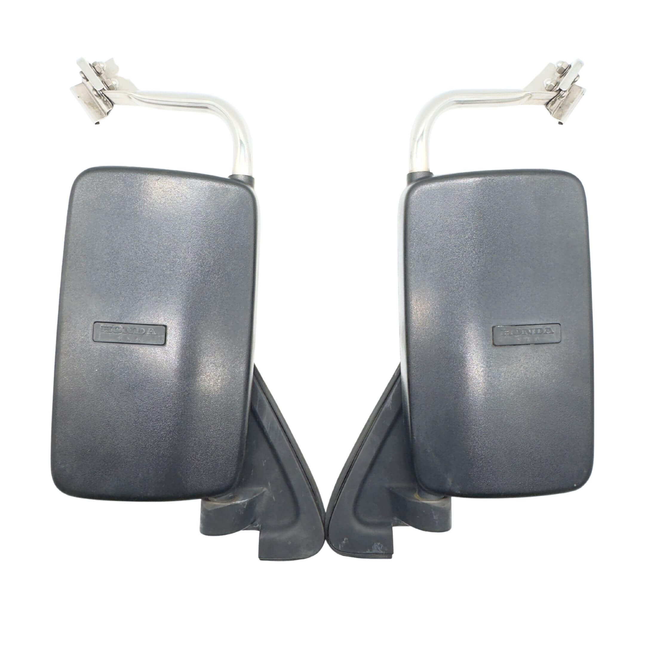 California Mirrors for Honda Acty Van Models HH3, HH4 (1990-1999) featuring durable black casing and adjustable mounts.
