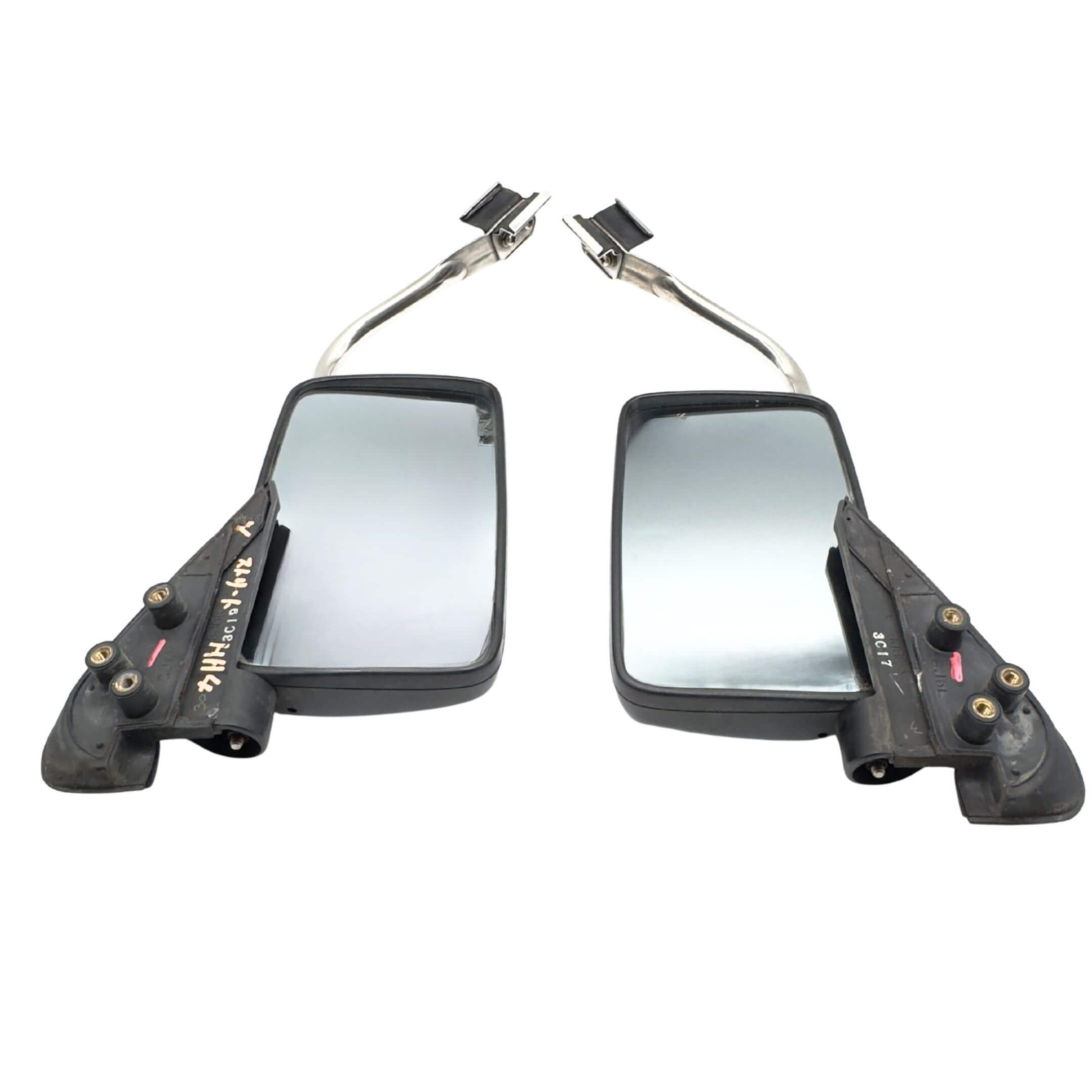 California Mirrors for Honda Acty Van Models HH3, HH4 (1990-1999) featuring durable black frames and adjustable mounts.