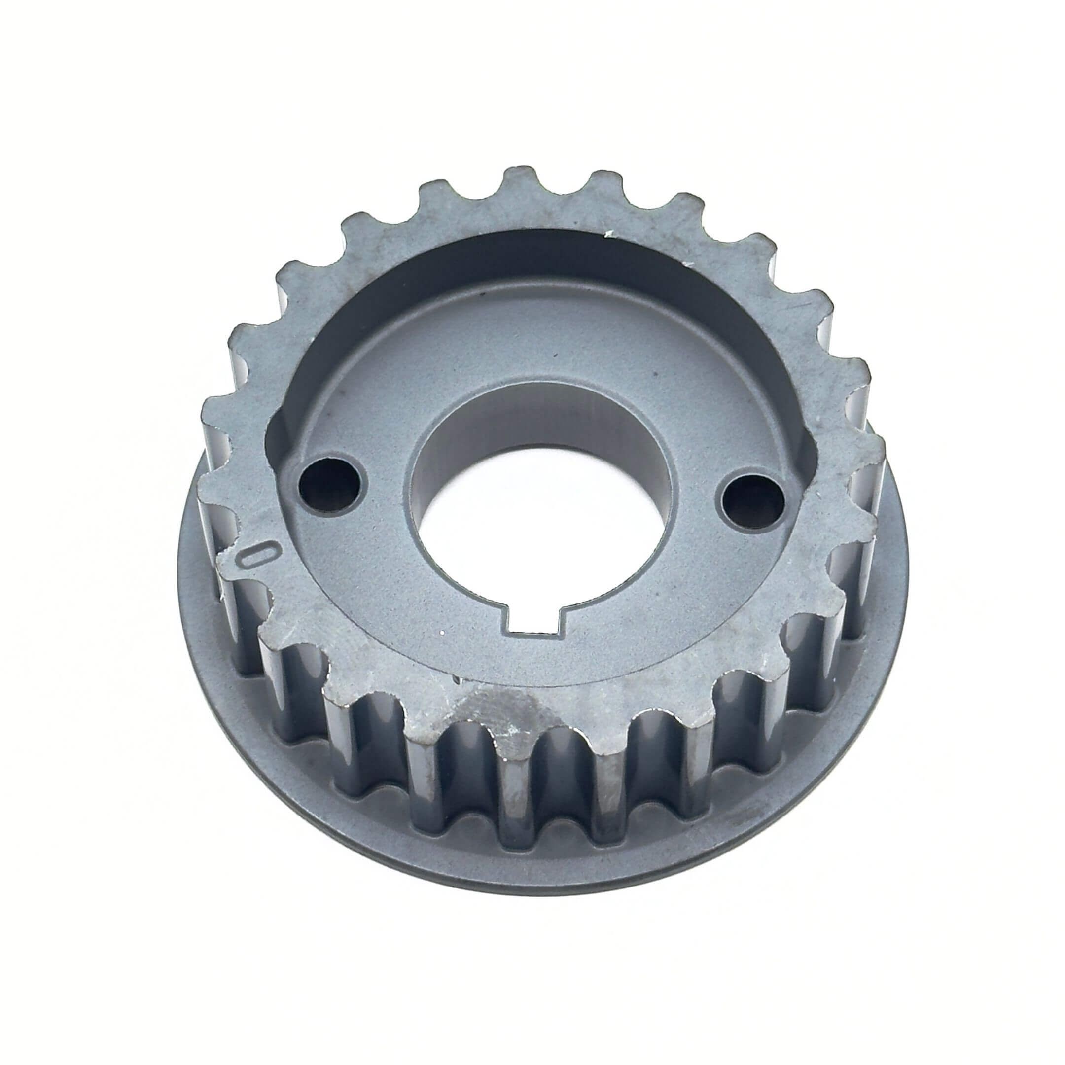 Genuine Subaru Sambar Truck TT1 TT2 crankshaft sprocket, gray metal gear for 1999-2012 models.