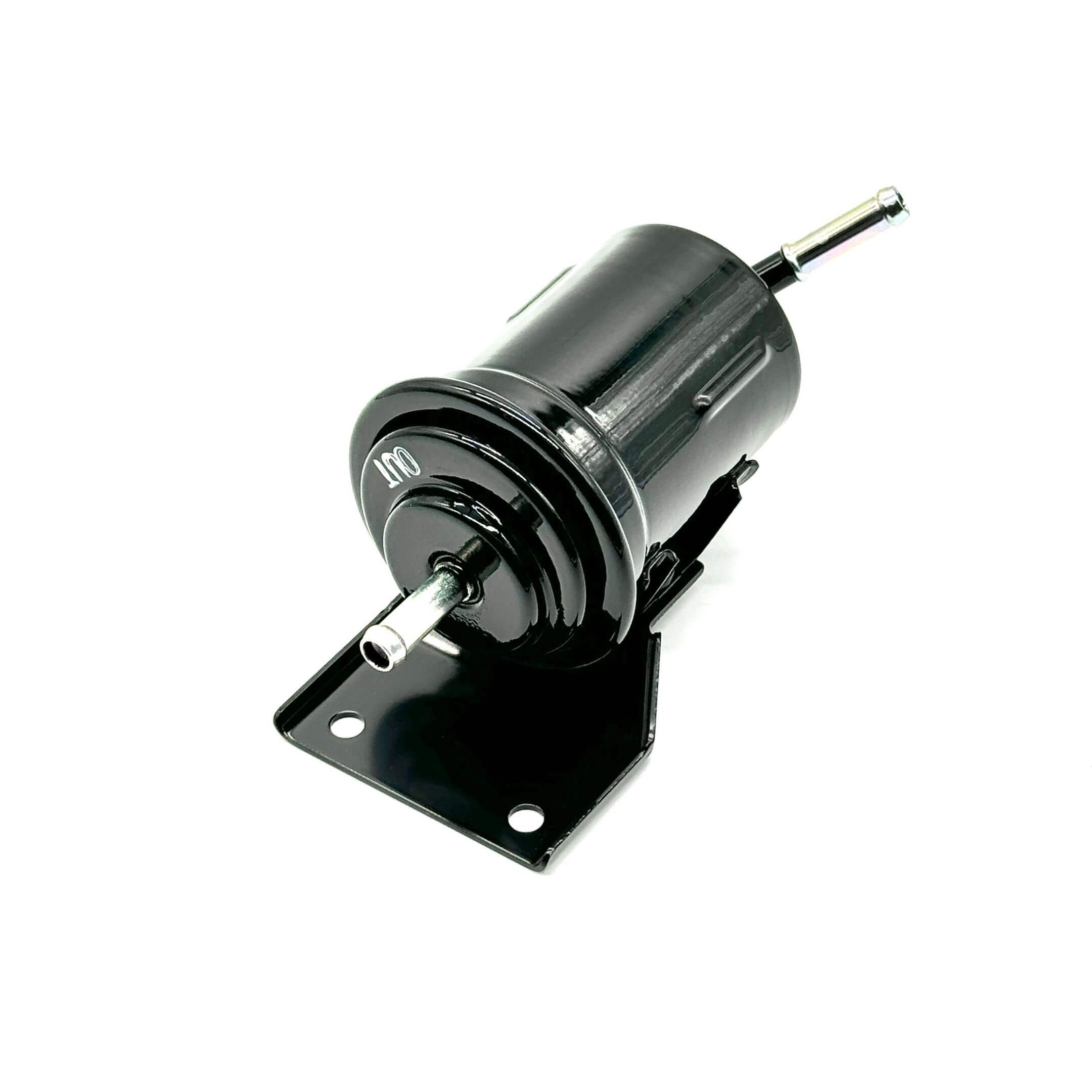 Black genuine Fuel Filter Type B for Subaru Sambar Van TV1, TV2 models 1999-2012.