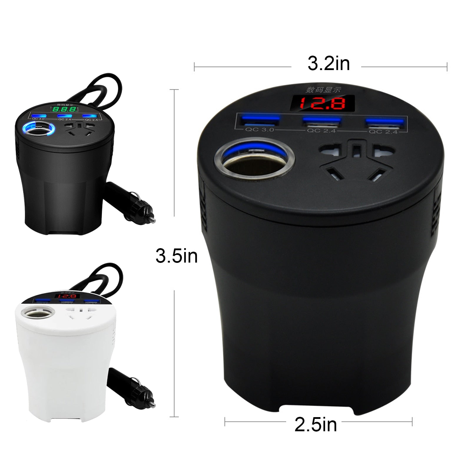 Full Kit: Inverter, Cords & Adapter