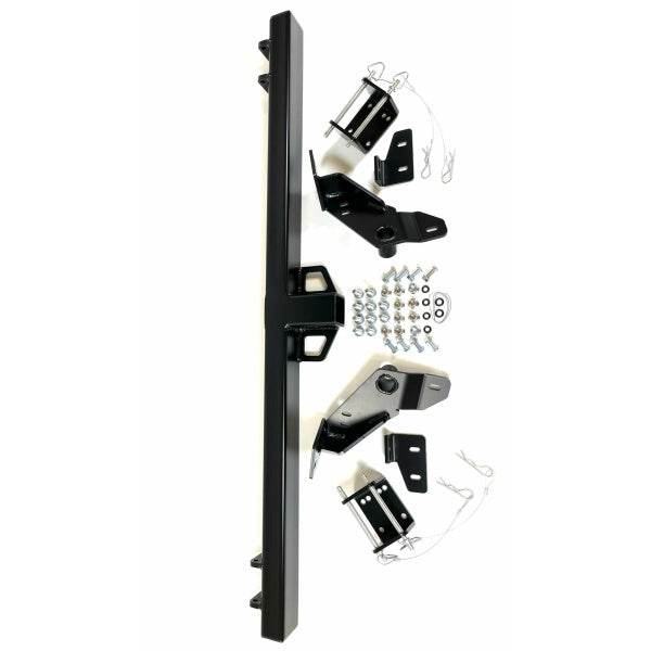 Suzuki Carry Rear Baird Bumper DD51T Model 1991-1999, black, with mounting hardware and components.