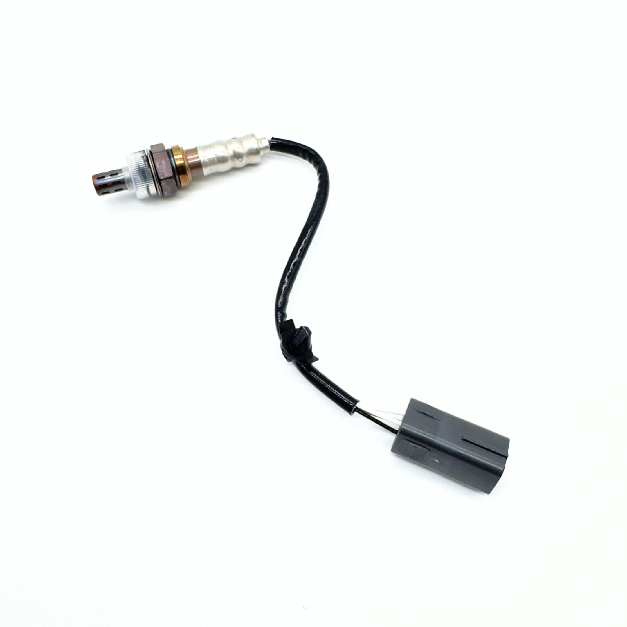 O2 Sensor for Subaru Sambar Van TV1, TV2 Models (12/2001 - 08/2005) featuring a metal tip and black wiring with a gray connector.
