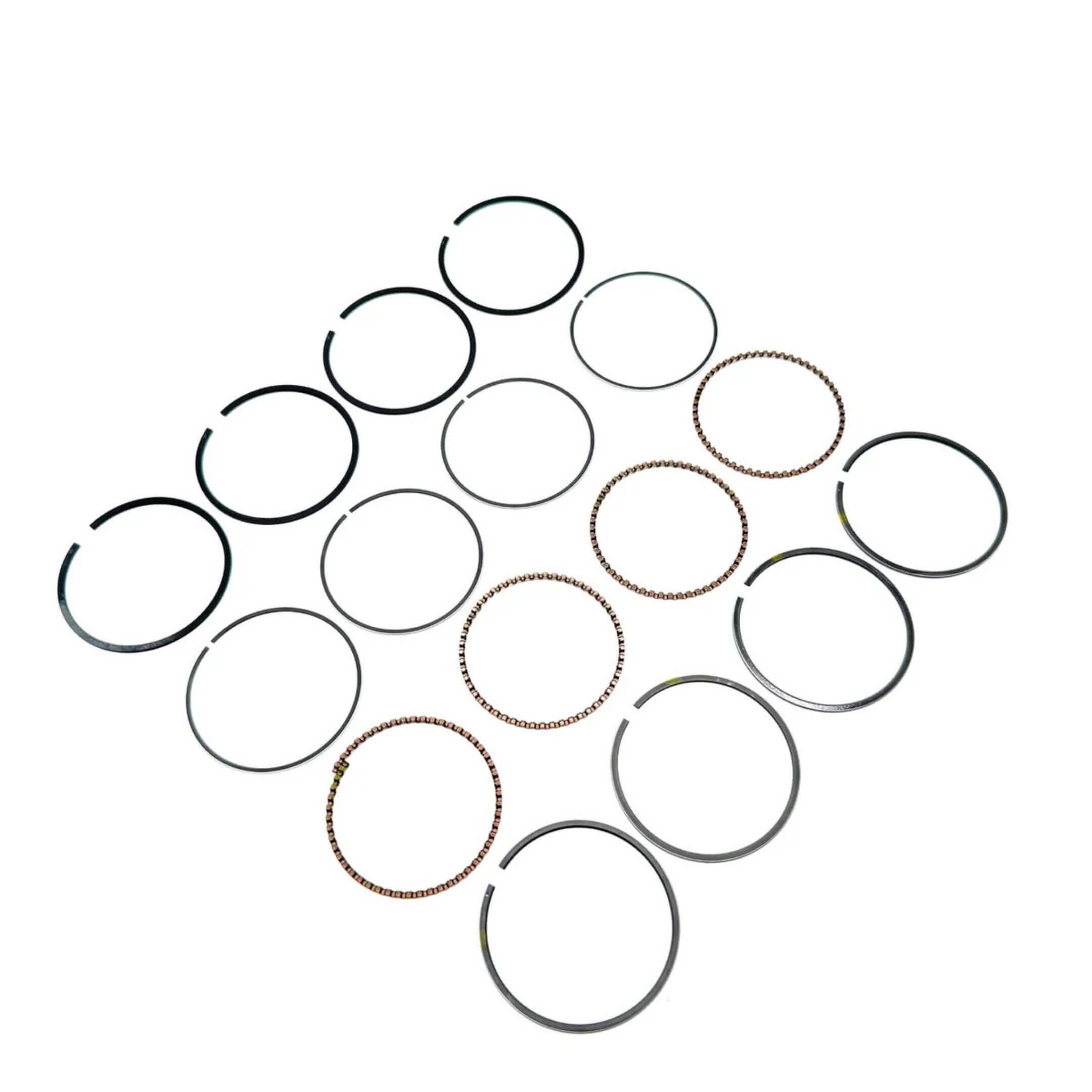 Piston Ring STD Size for Subaru Sambar Van TV1, TV2 Models 1999-2012, featuring a set of black and metallic rings in a technical layout.