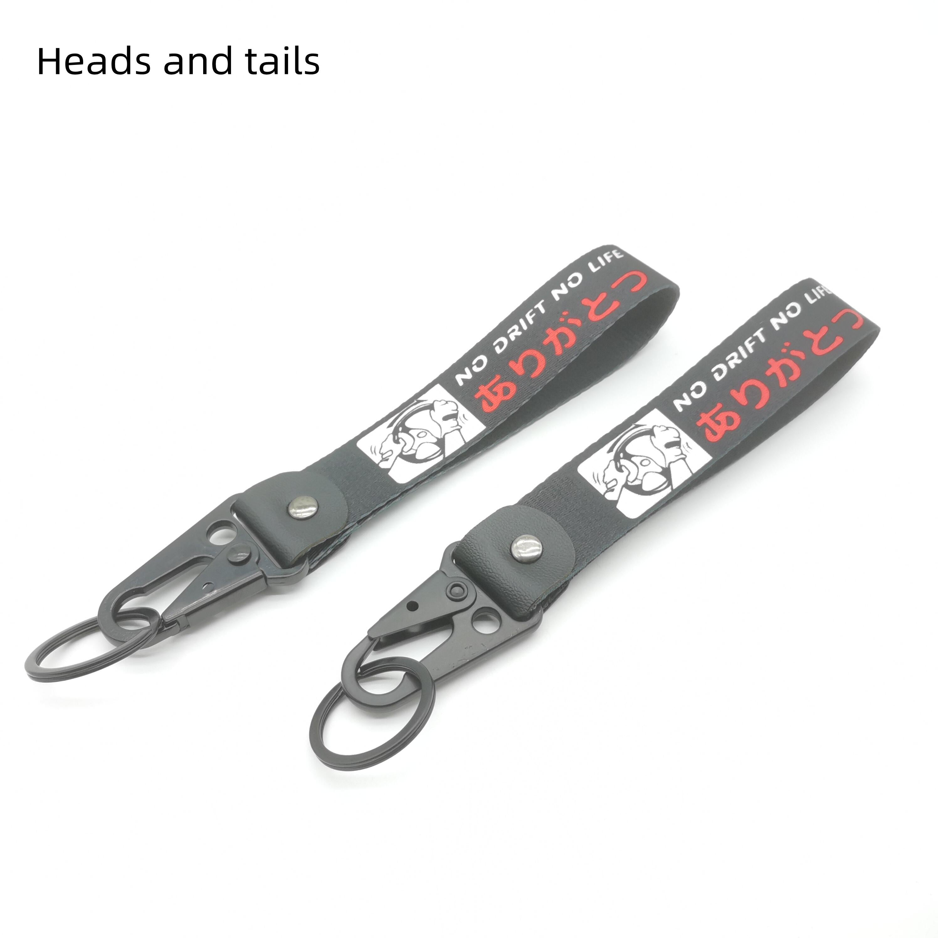 lightweight JDM No Drift No Life Keychain 30g