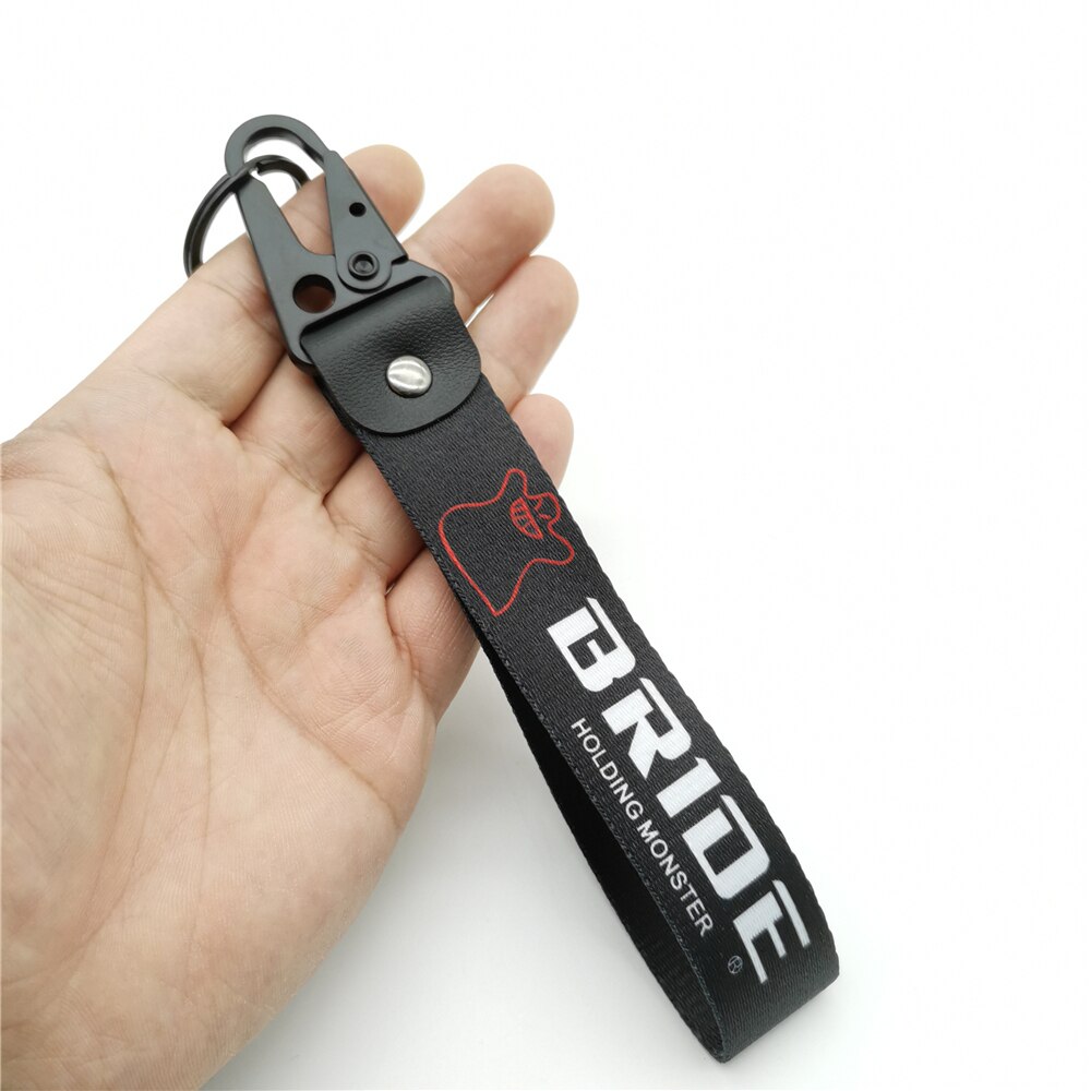 Stylish Car Keyring with Bride Design