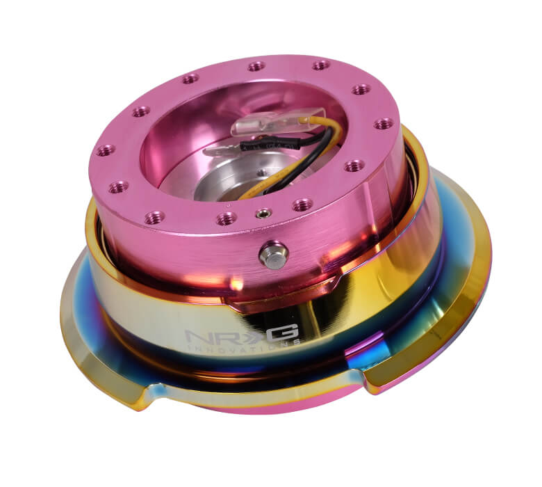 NRG Quick Release Kit - Pink Body/Neo Chrome Ring - Gen 2.8 Neo Chrome - SRK-280PK-MC