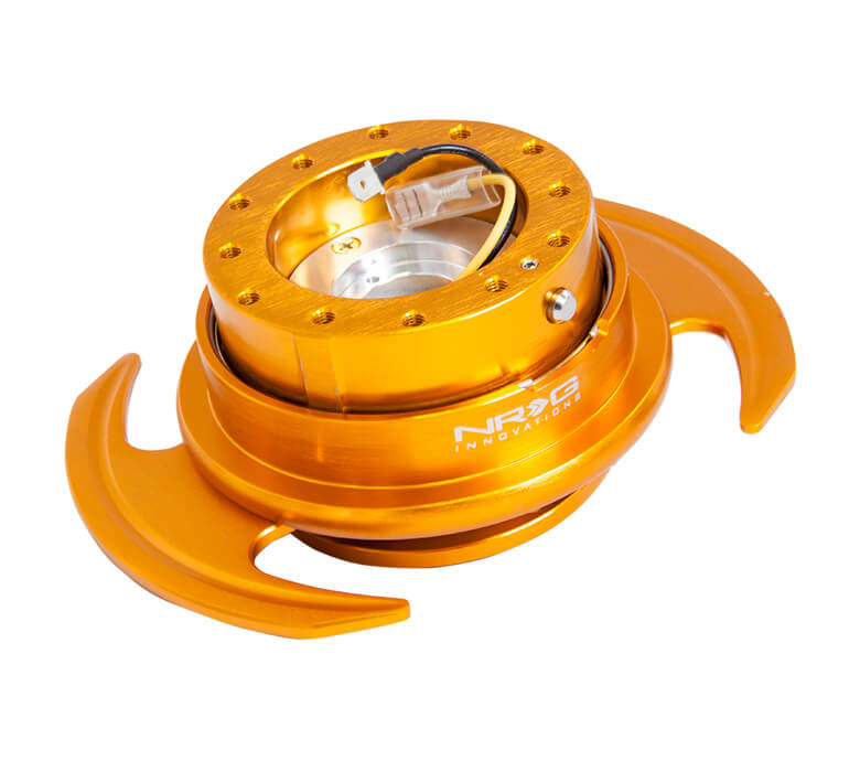 NRG Gen 3.0 Quick Release Kit with Rose Gold Body and Rose Gold Ring with Handles (SRK-650RG) for Japanese mini trucks